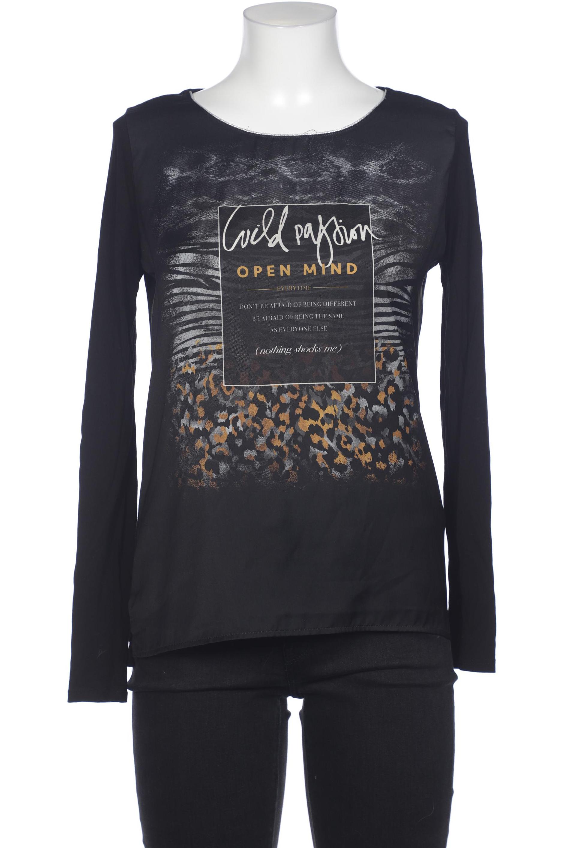 

Comma Damen Langarmshirt, schwarz