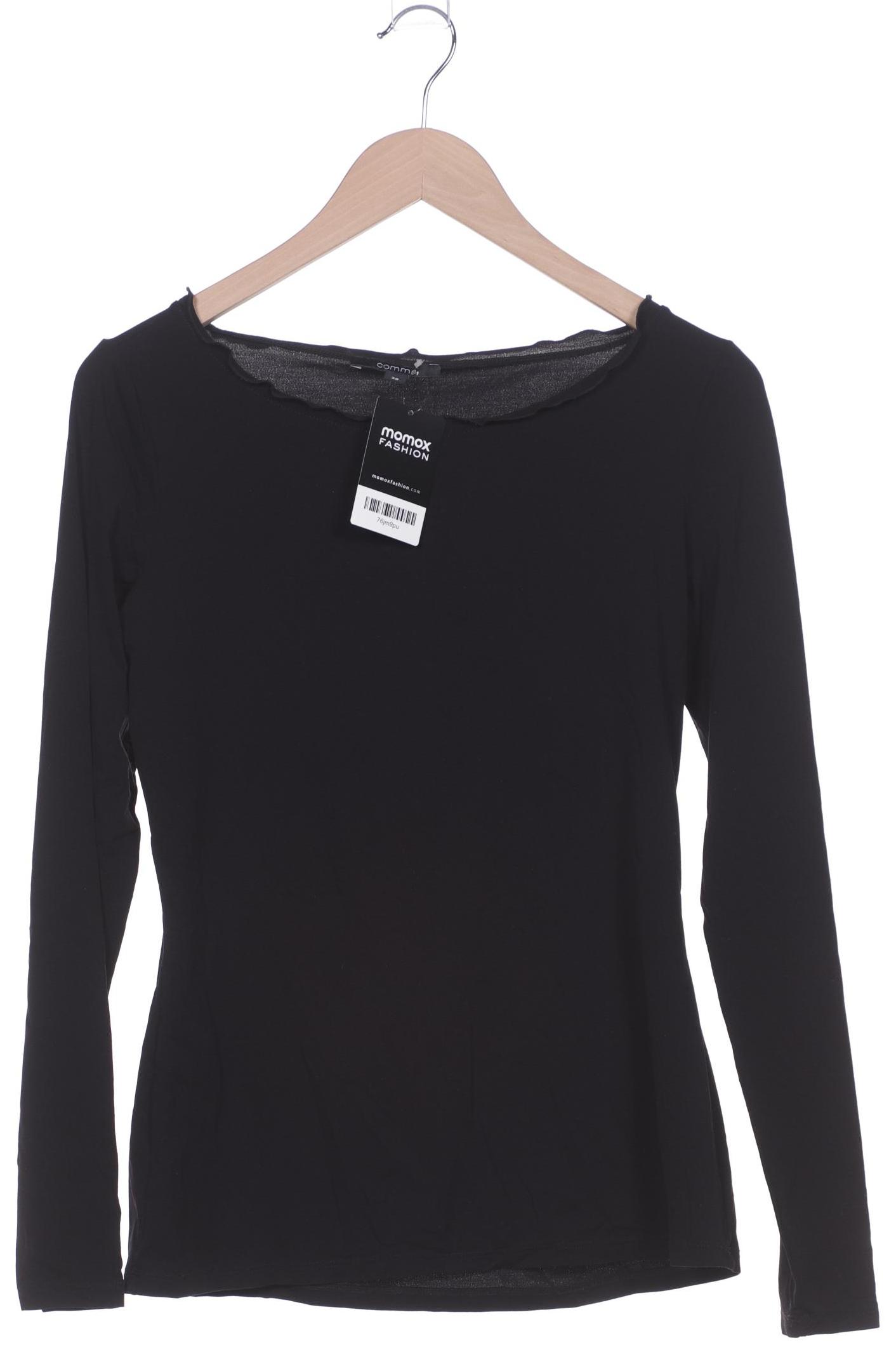 

Comma Damen Langarmshirt, schwarz, Gr. 38