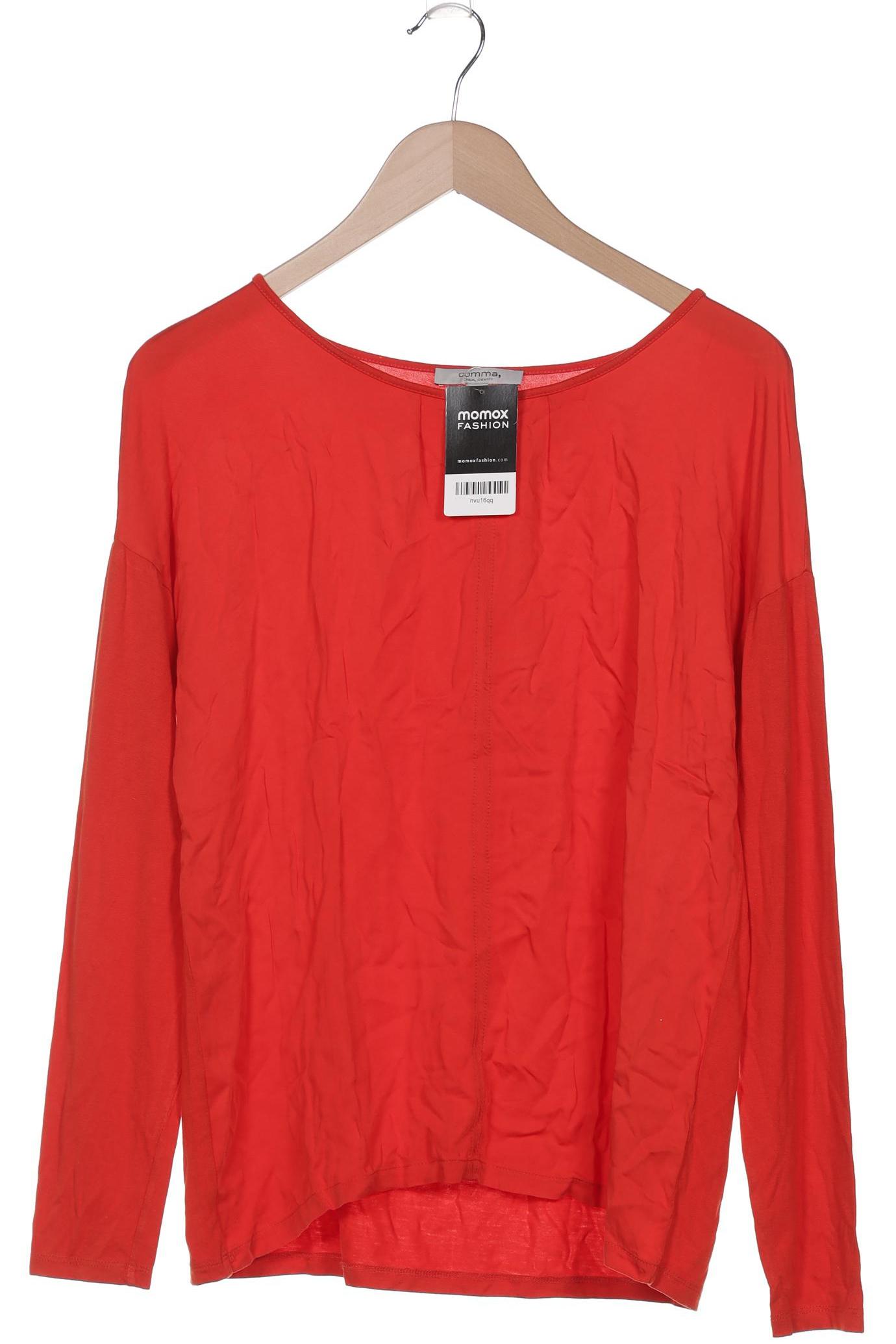 

Comma Damen Langarmshirt, rot, Gr. 40