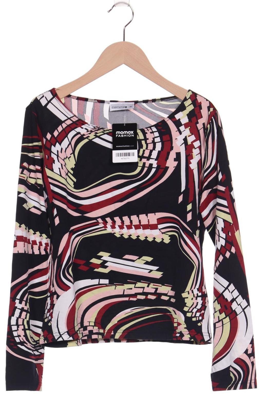 

Comma Damen Langarmshirt, mehrfarbig, Gr. 38