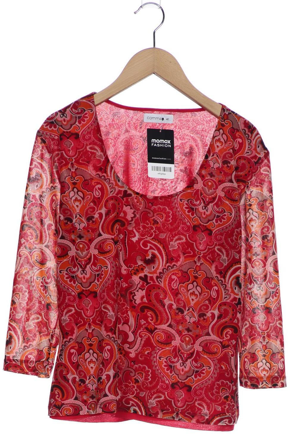 

Comma Damen Langarmshirt, rot, Gr. 40