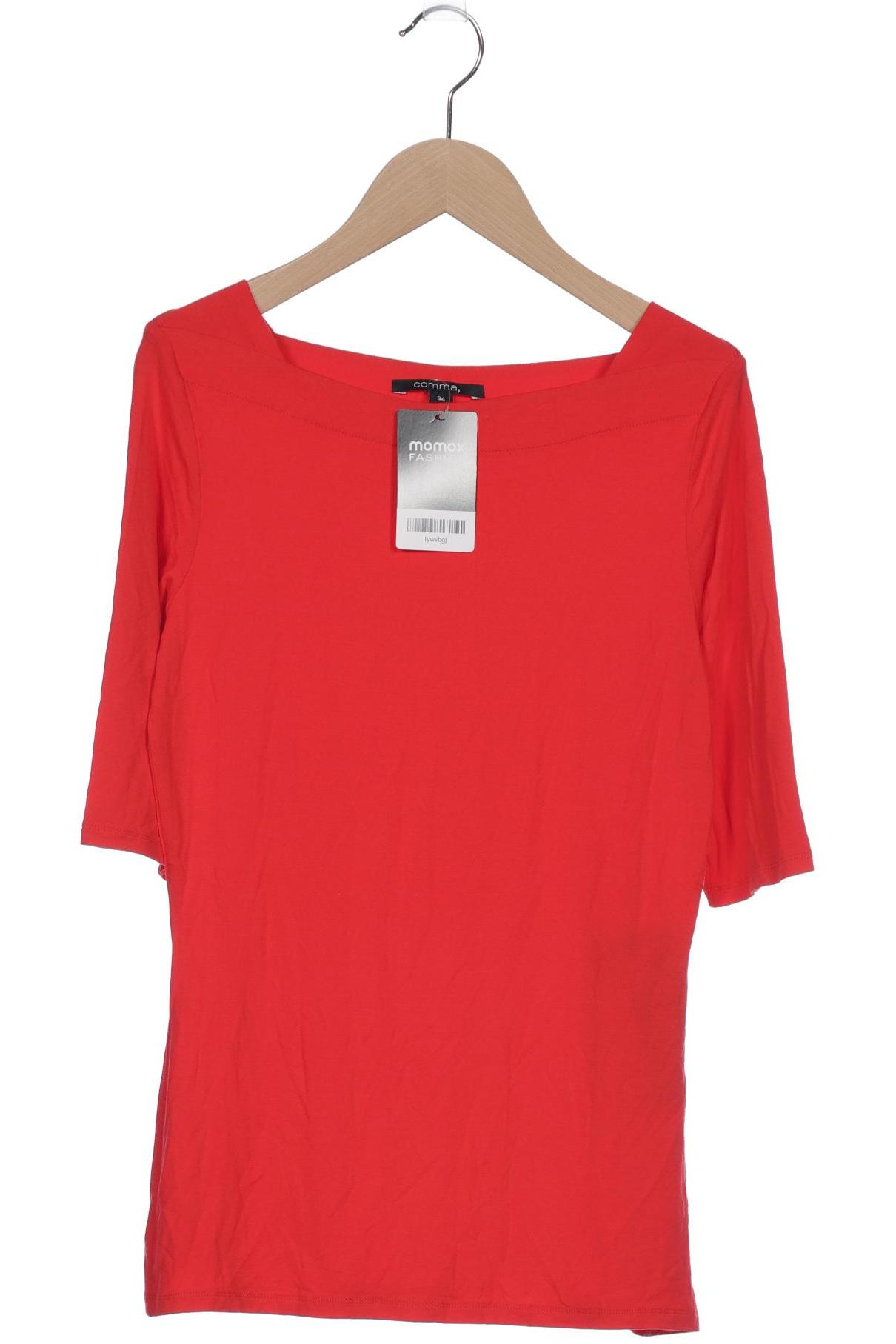 

Comma Damen Langarmshirt, rot, Gr. 34