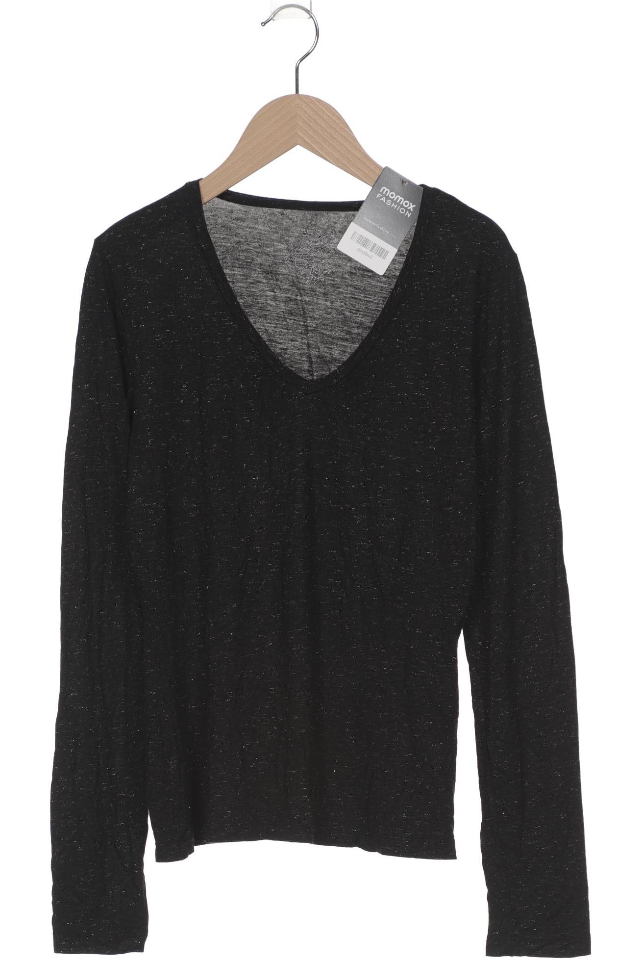 

Comma Damen Langarmshirt, schwarz, Gr. 36