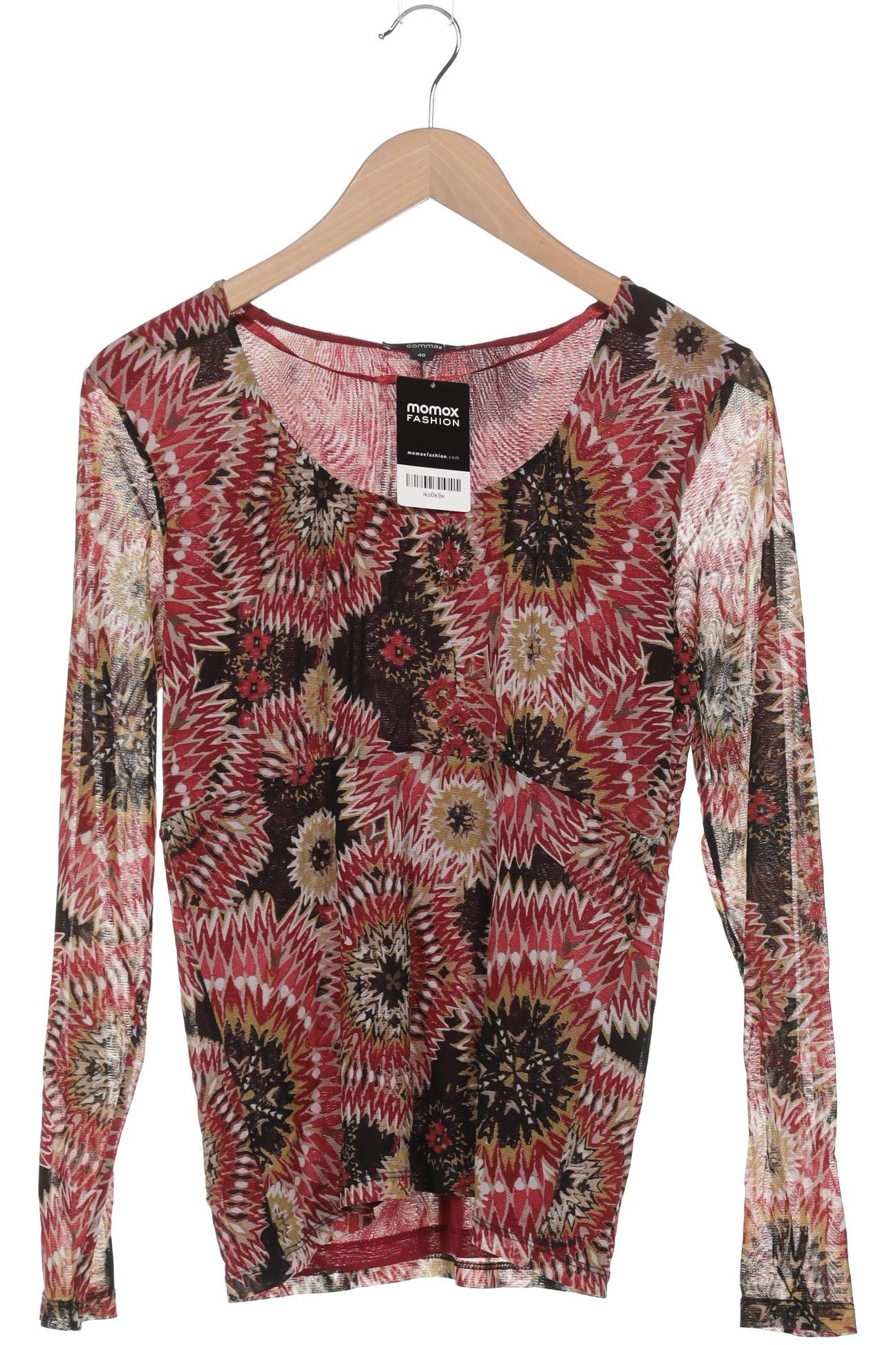 

Comma Damen Langarmshirt, mehrfarbig, Gr. 40