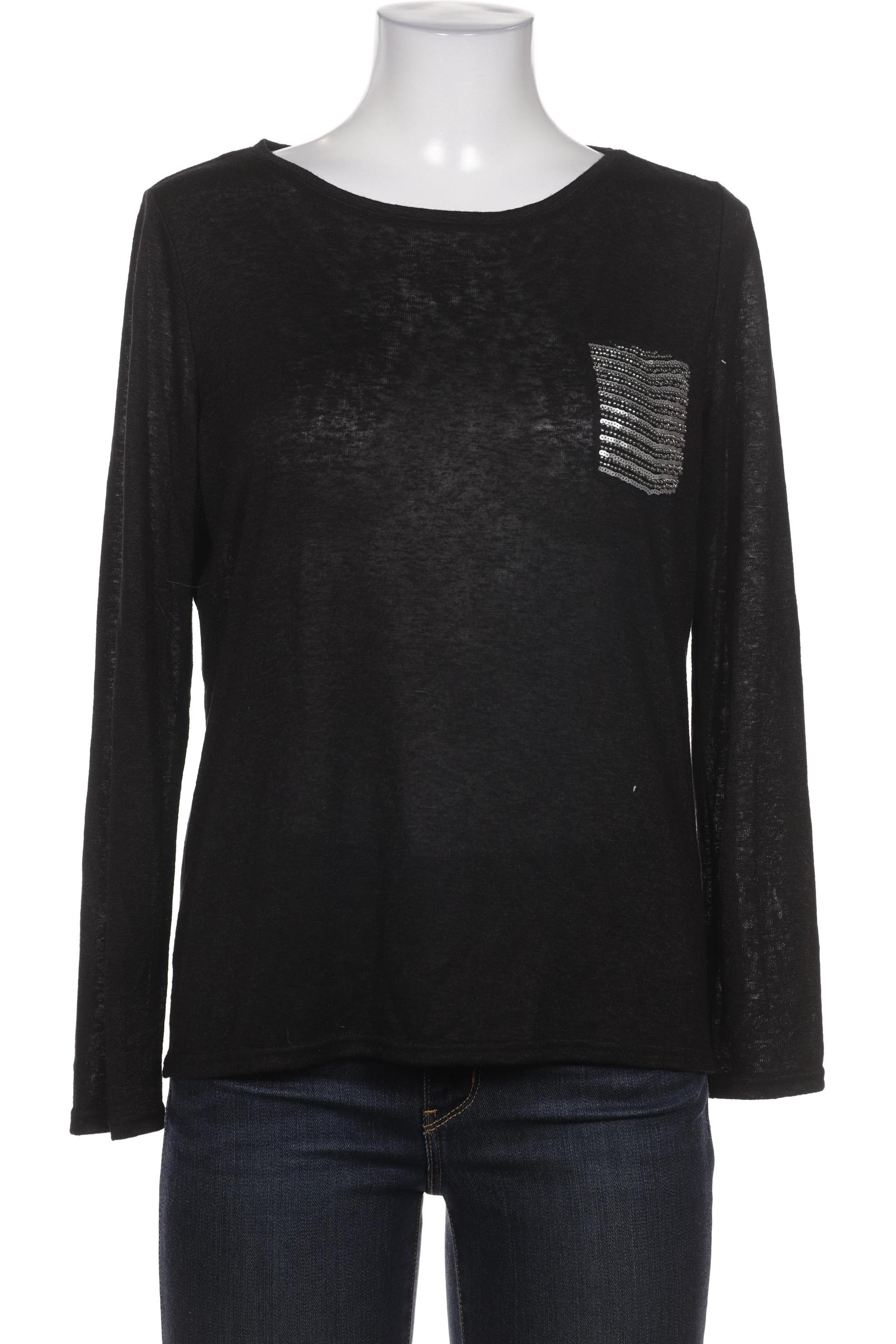 

Comma Damen Langarmshirt, schwarz, Gr. 38
