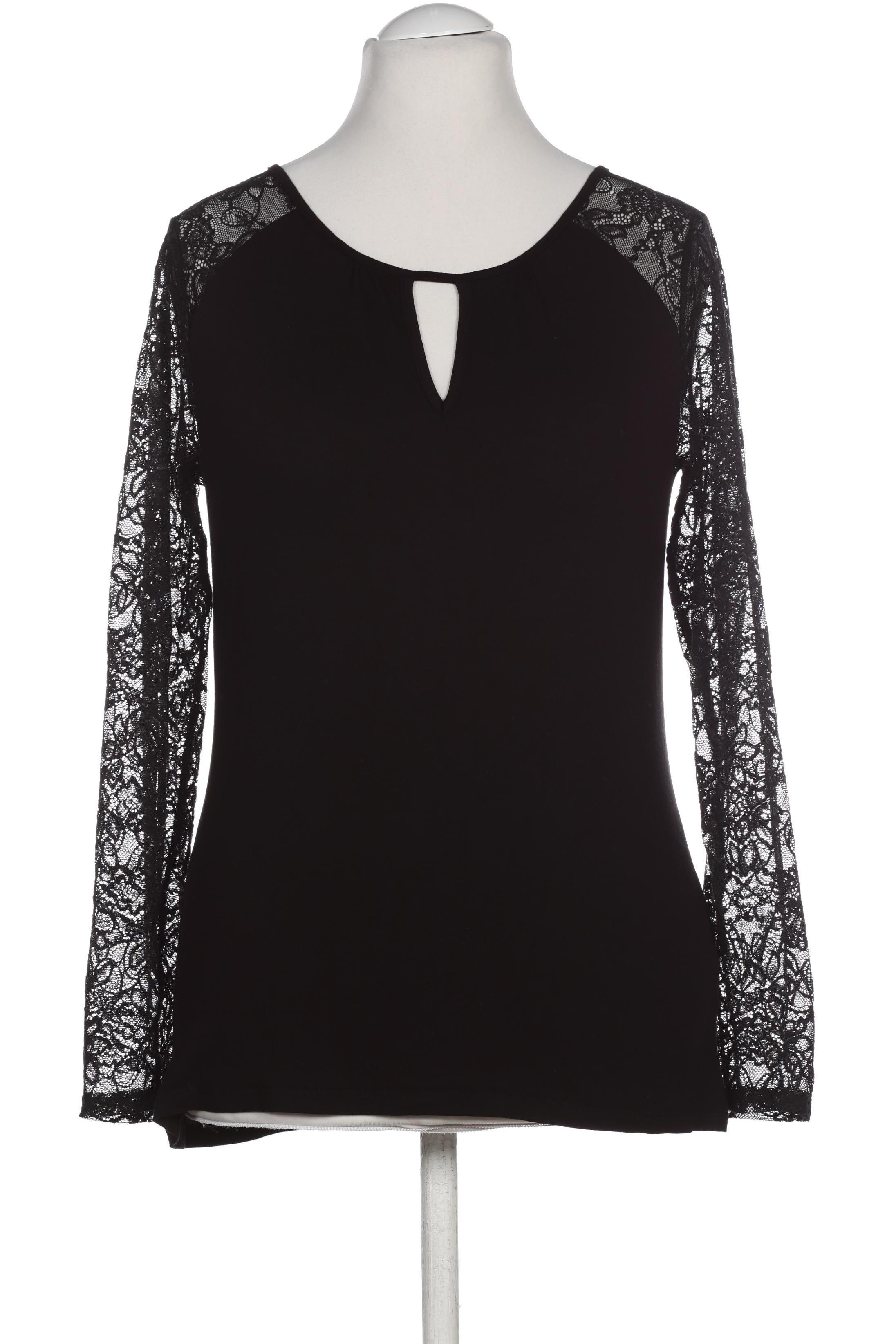 

Comma Damen Langarmshirt, schwarz, Gr. 40