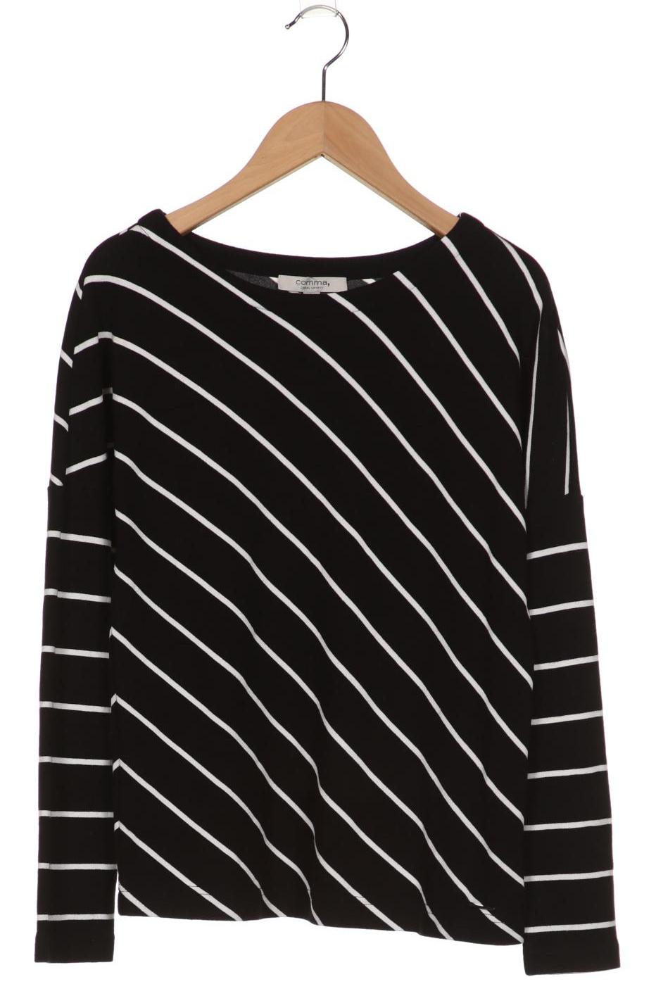 

Comma Damen Langarmshirt, schwarz