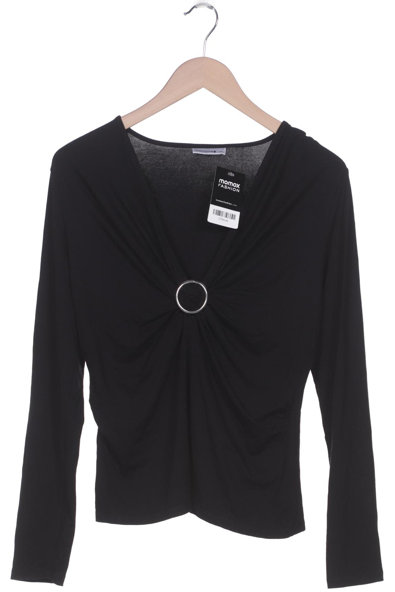 

Comma Damen Langarmshirt, schwarz, Gr. 40
