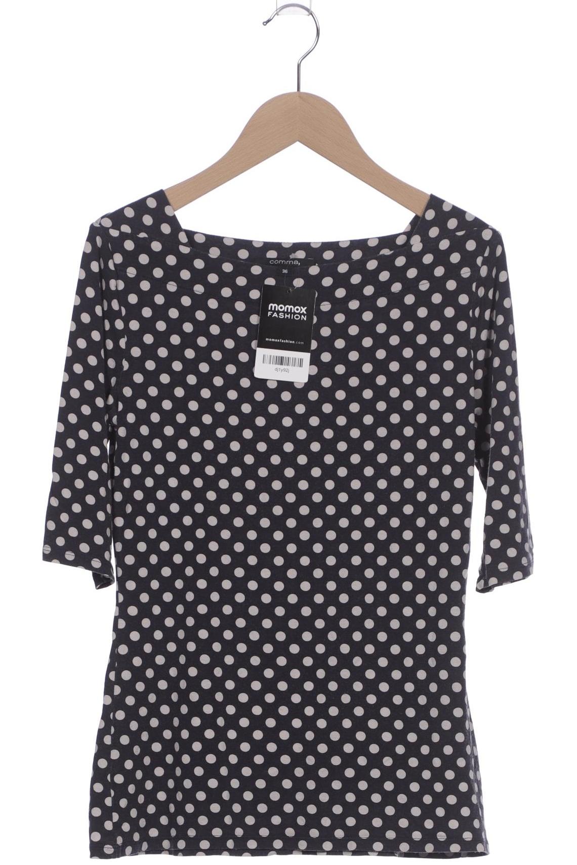 

Comma Damen Langarmshirt, marineblau, Gr. 36