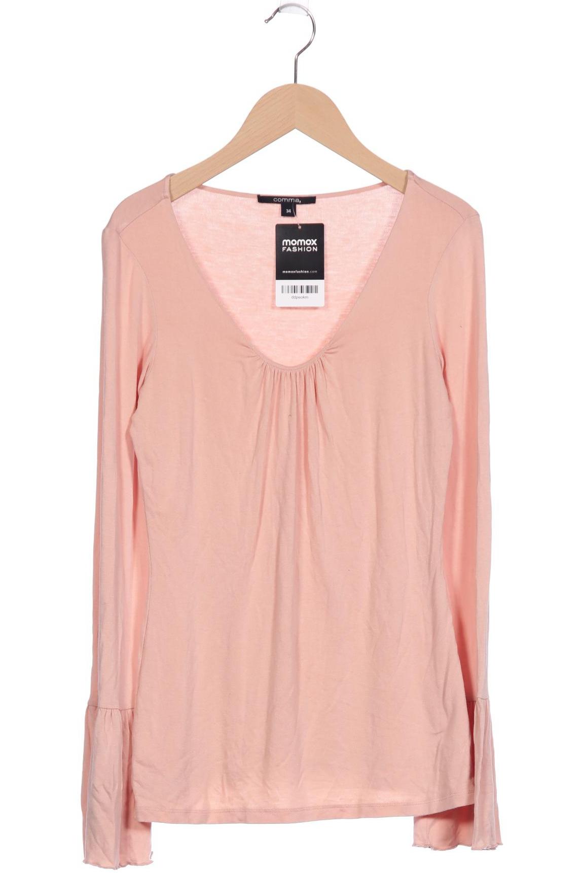 

Comma Damen Langarmshirt, pink, Gr. 34