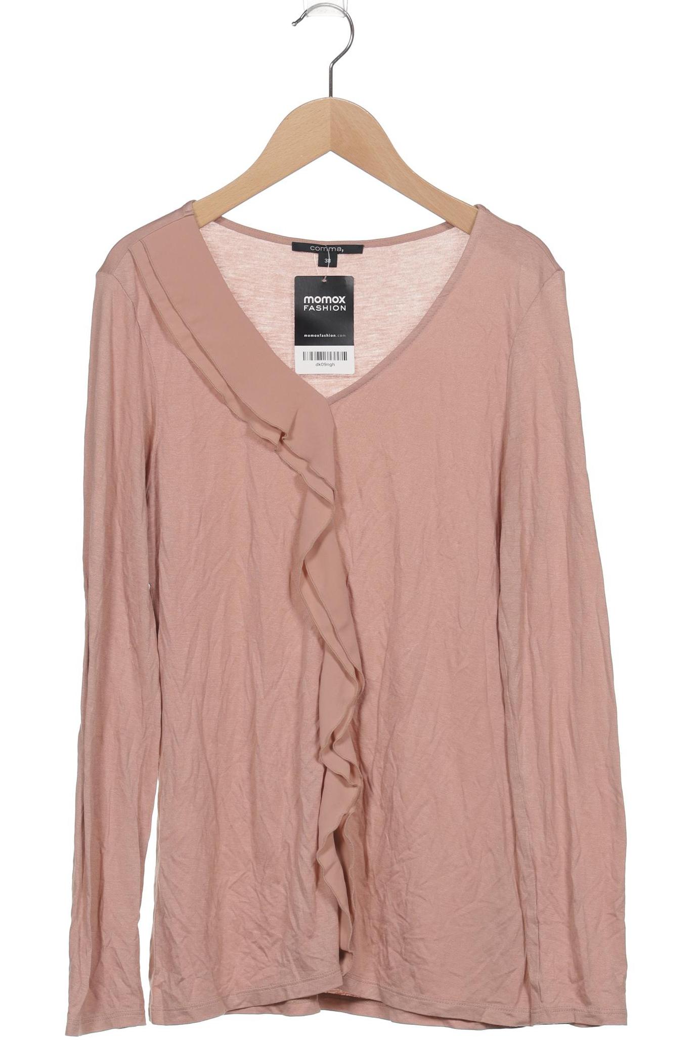 

Comma Damen Langarmshirt, pink, Gr. 38