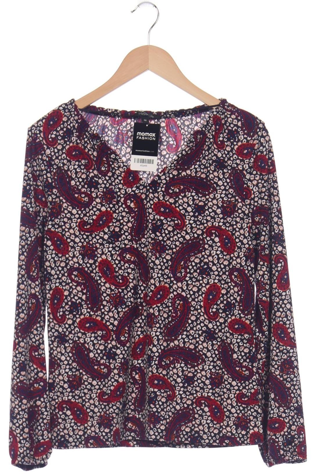

Comma Damen Langarmshirt, bordeaux, Gr. 36