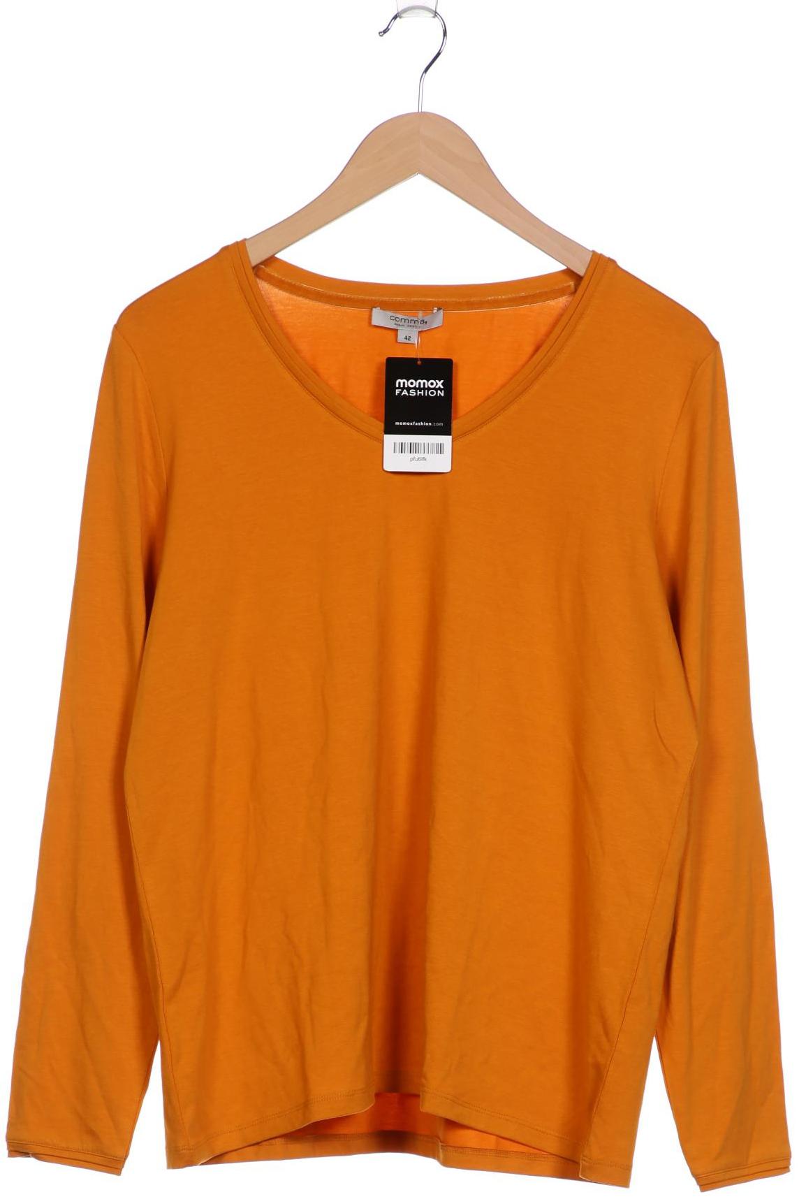 

Comma Damen Langarmshirt, orange, Gr. 42
