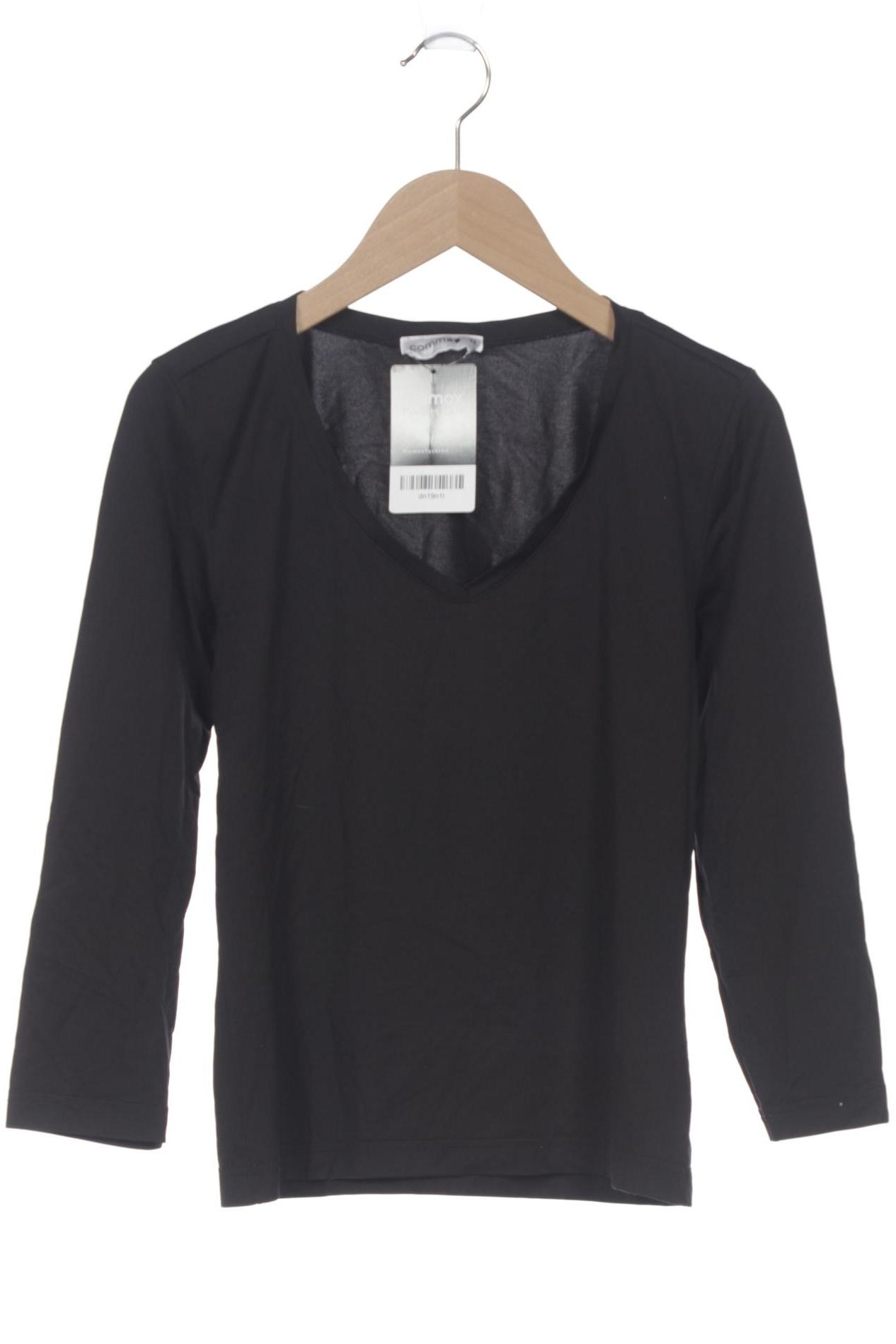 

Comma Damen Langarmshirt, schwarz, Gr. 36