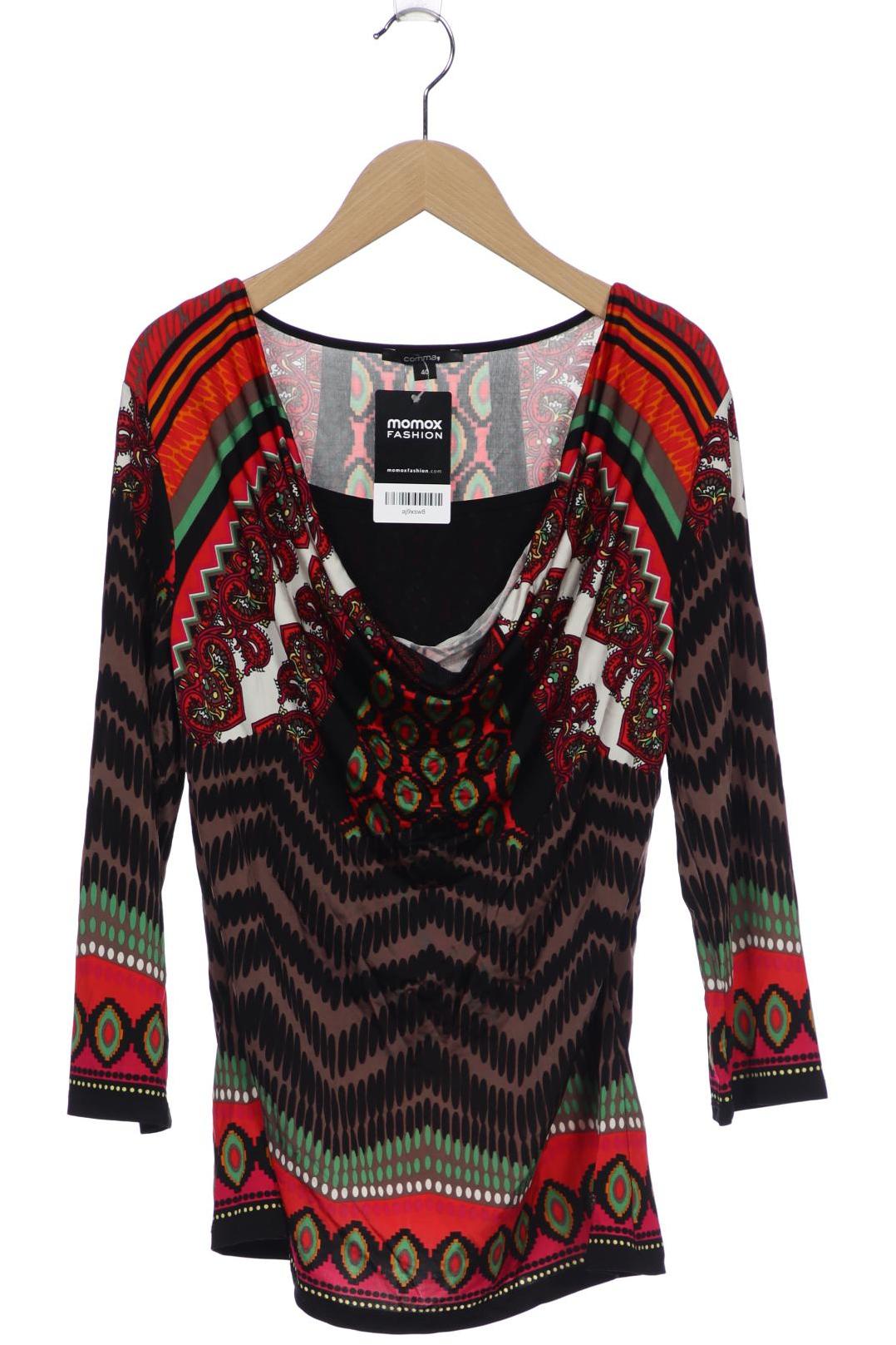 

Comma Damen Langarmshirt, mehrfarbig