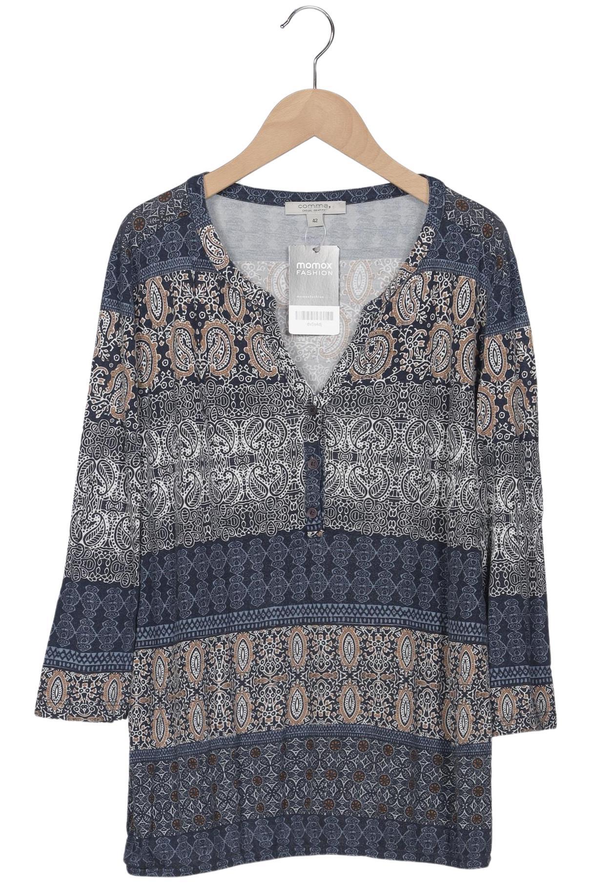 

Comma Damen Langarmshirt, mehrfarbig, Gr. 42