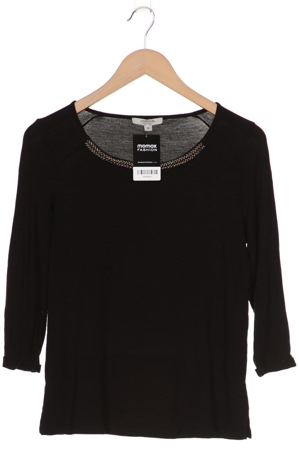 

Comma Damen Langarmshirt, schwarz
