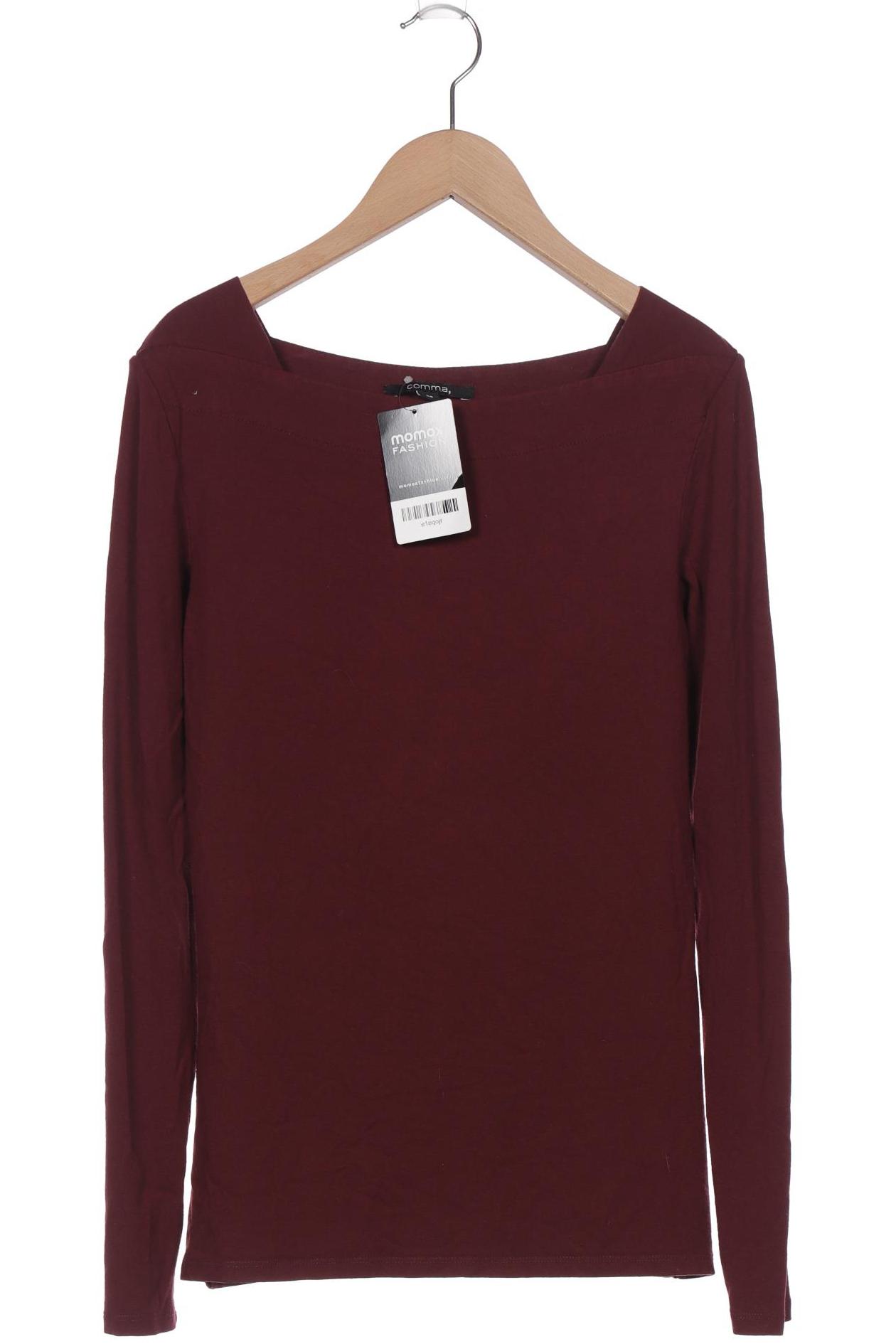 

Comma Damen Langarmshirt, bordeaux