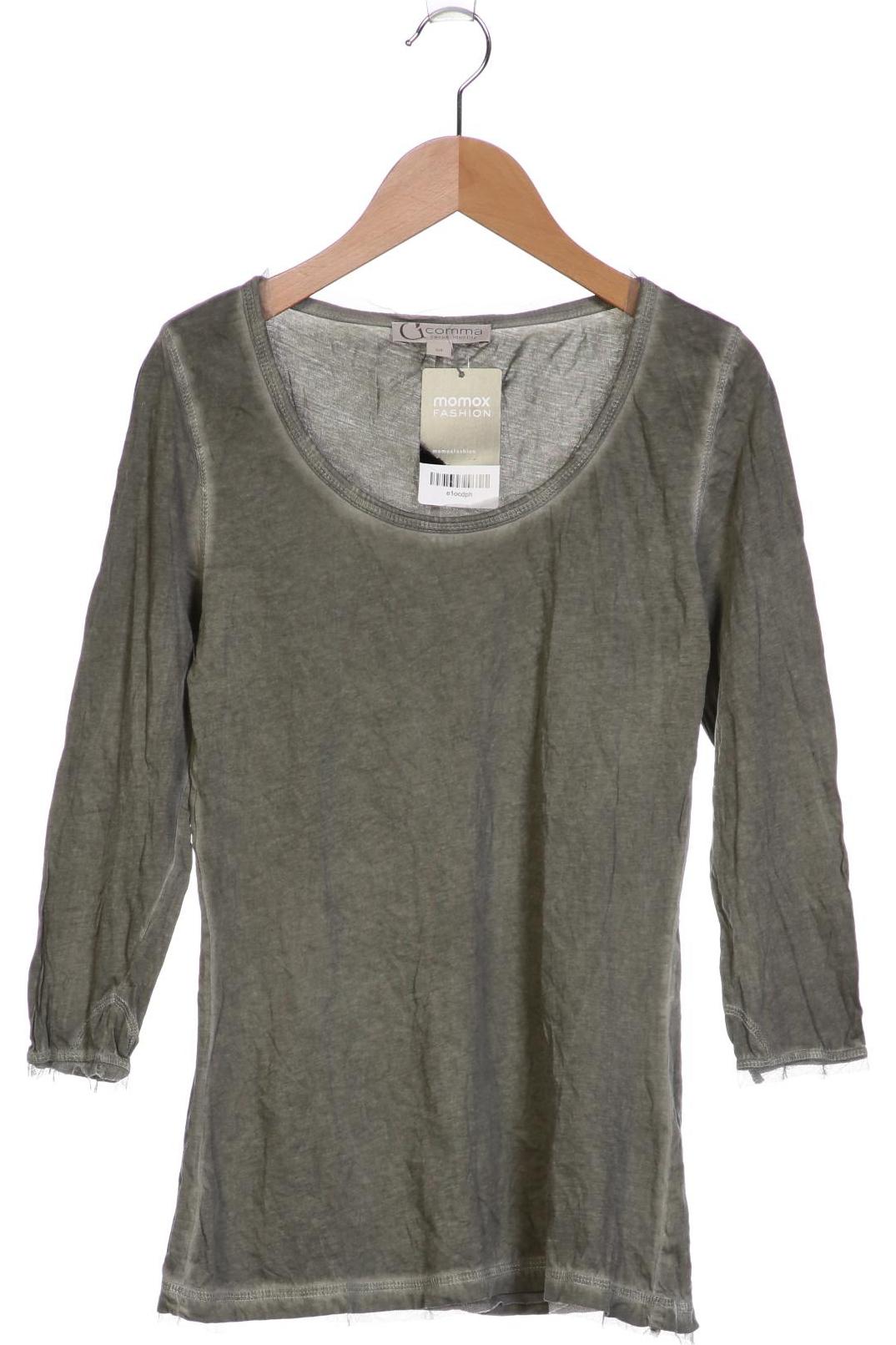 

Comma Damen Langarmshirt, grün, Gr. 34