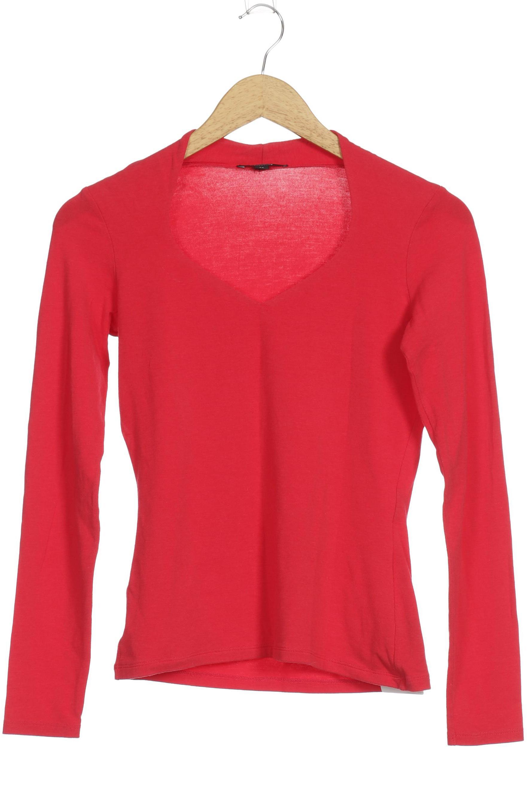 

Comma Damen Langarmshirt, rot, Gr. 34