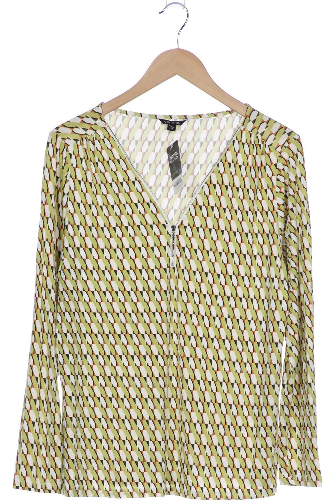 

Comma Damen Langarmshirt, hellgrün, Gr. 44