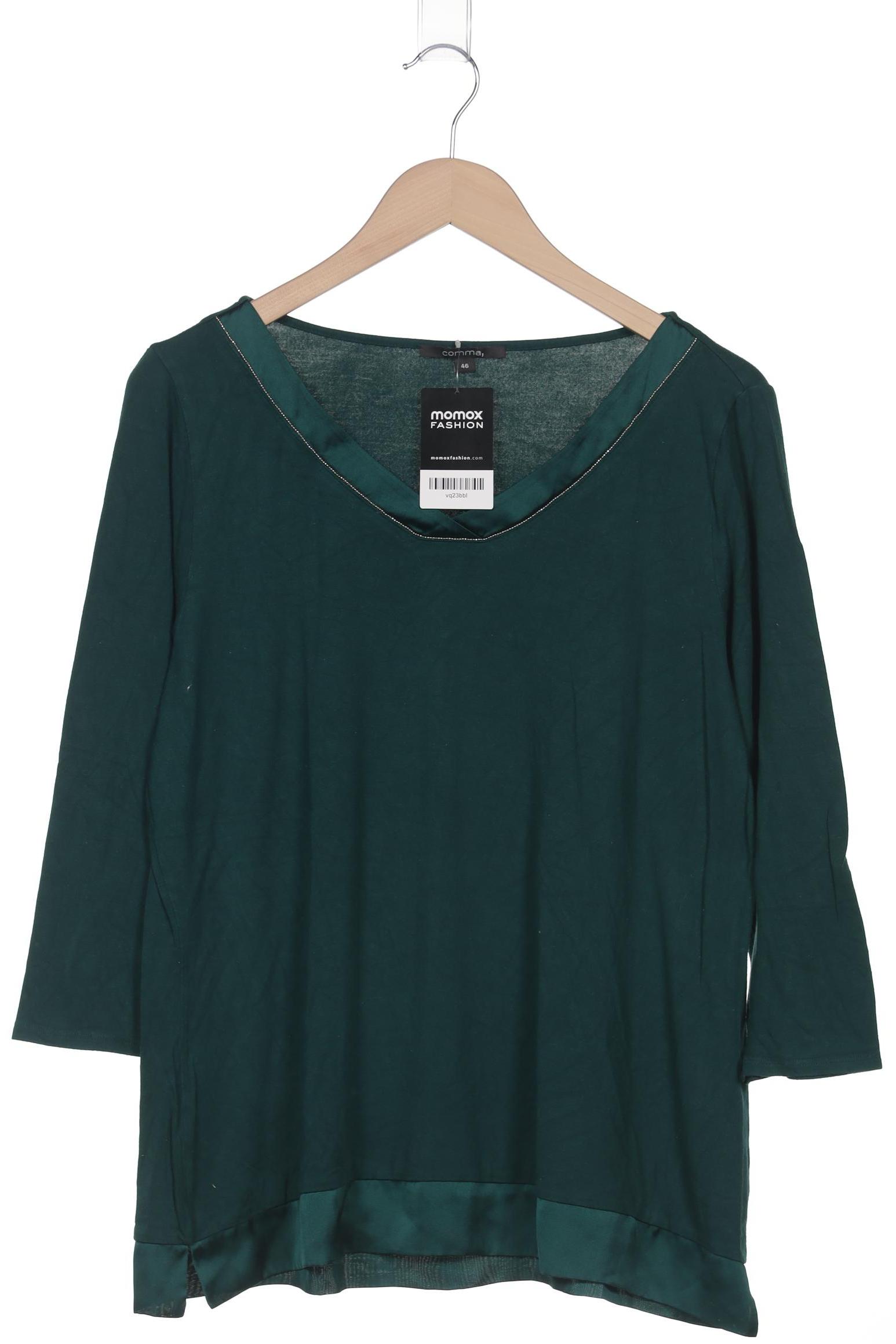 

Comma Damen Langarmshirt, grün, Gr. 46