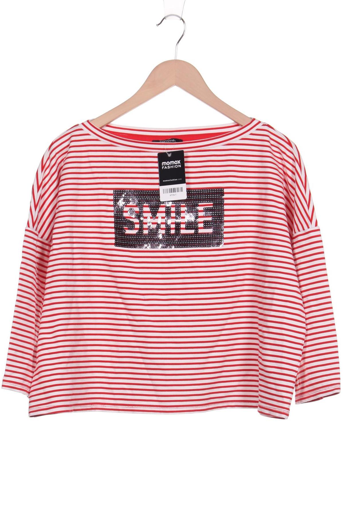 

Comma Damen Langarmshirt, weiß, Gr. 44