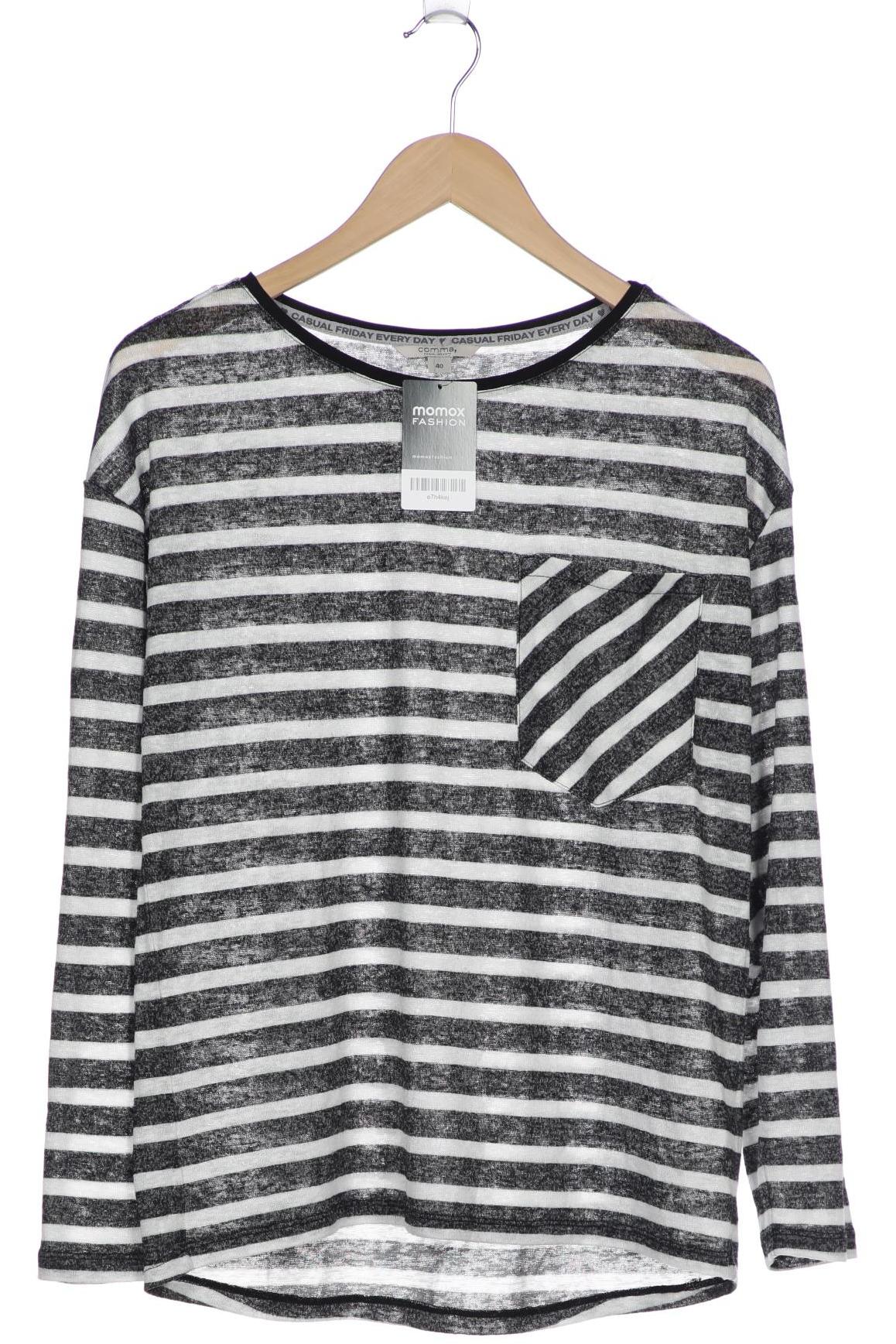 

Comma Damen Langarmshirt, schwarz