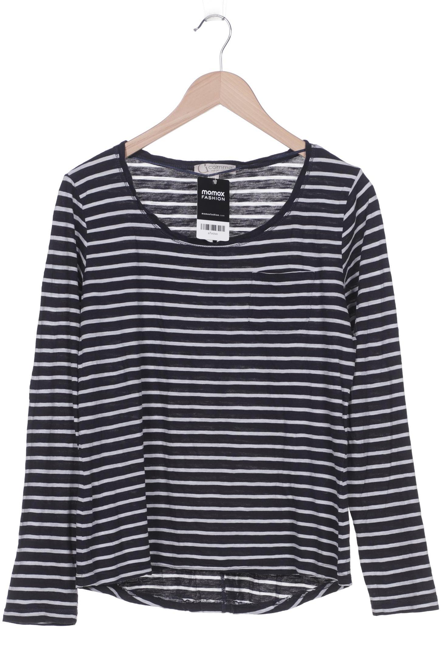 

Comma Damen Langarmshirt, marineblau, Gr. 40