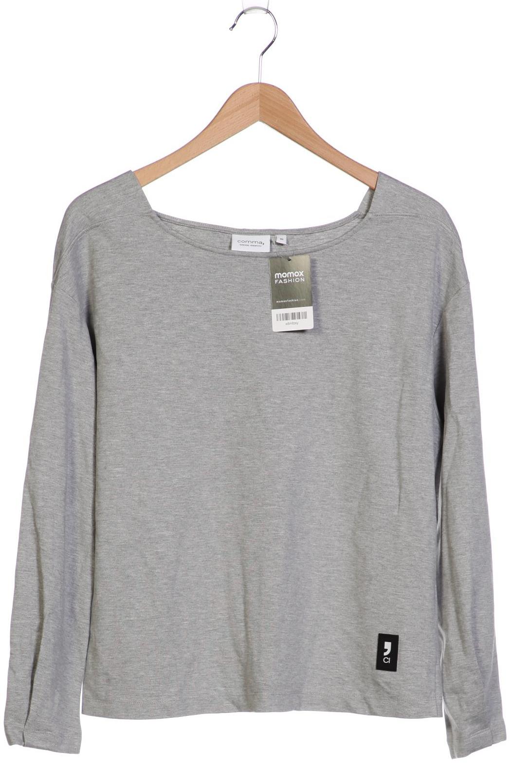

Comma Damen Langarmshirt, grau