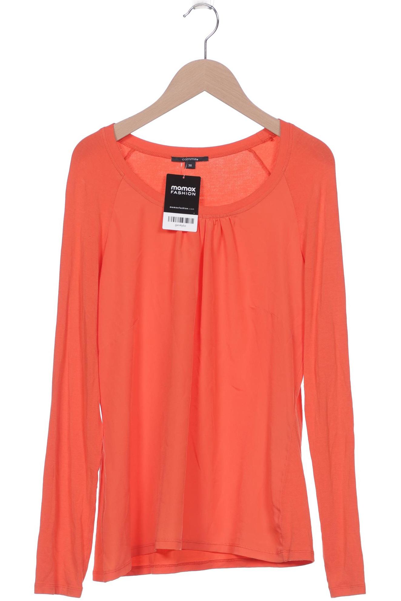 

Comma Damen Langarmshirt, orange, Gr. 38