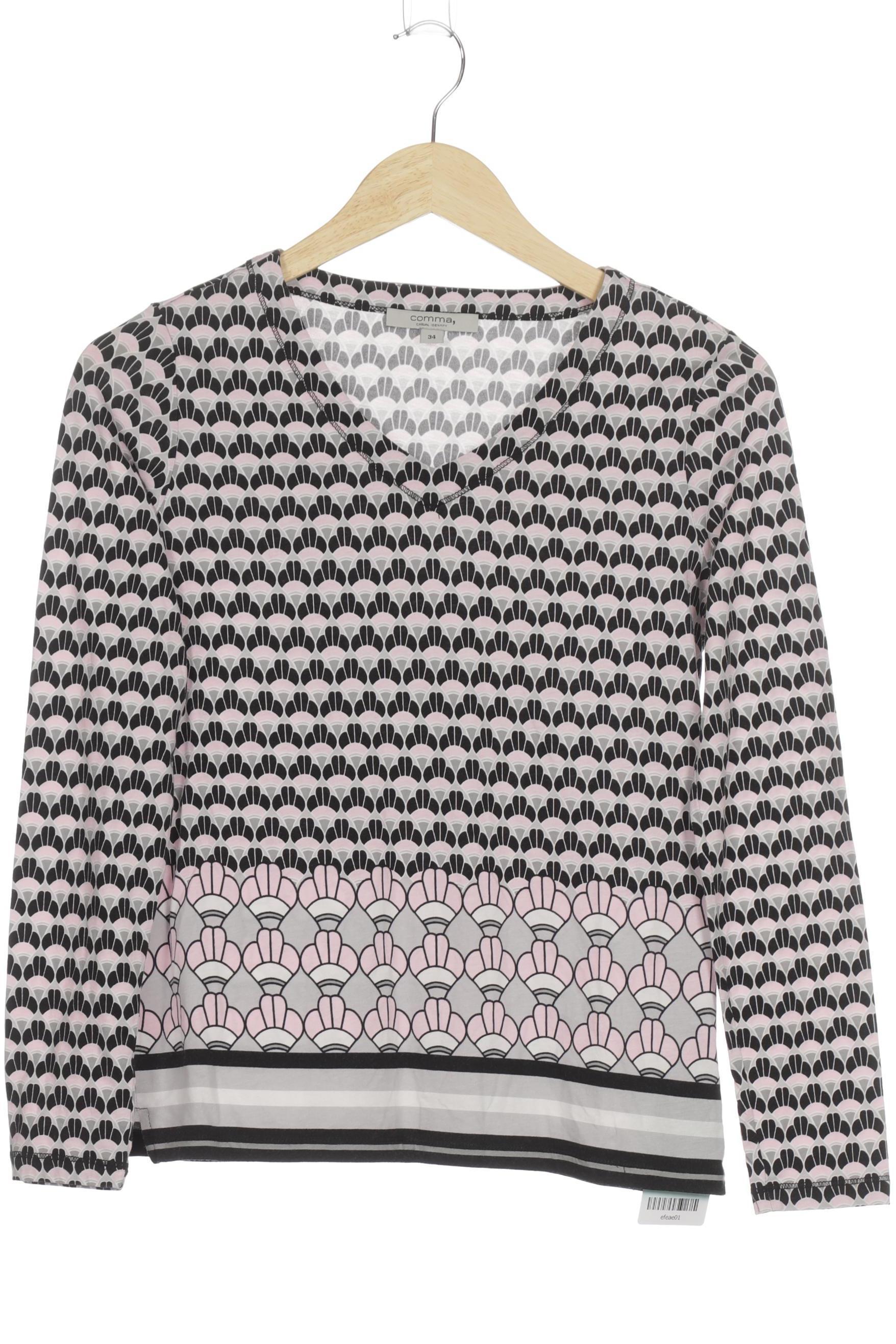 

Comma Damen Langarmshirt, grau, Gr. 34