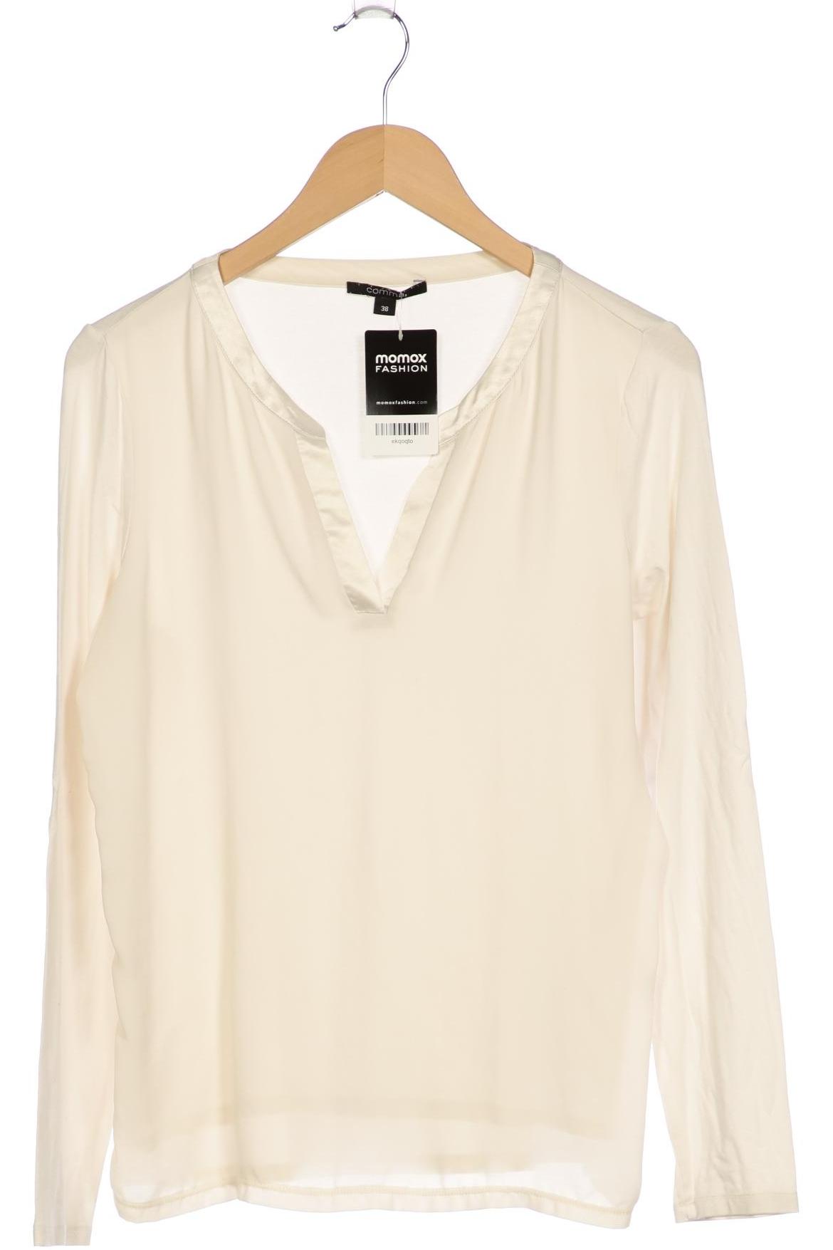 

Comma Damen Langarmshirt, cremeweiß, Gr. 38