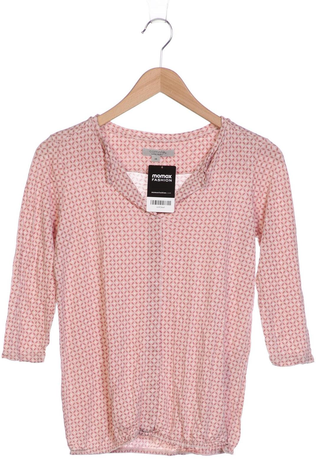 

Comma Damen Langarmshirt, pink, Gr. 34