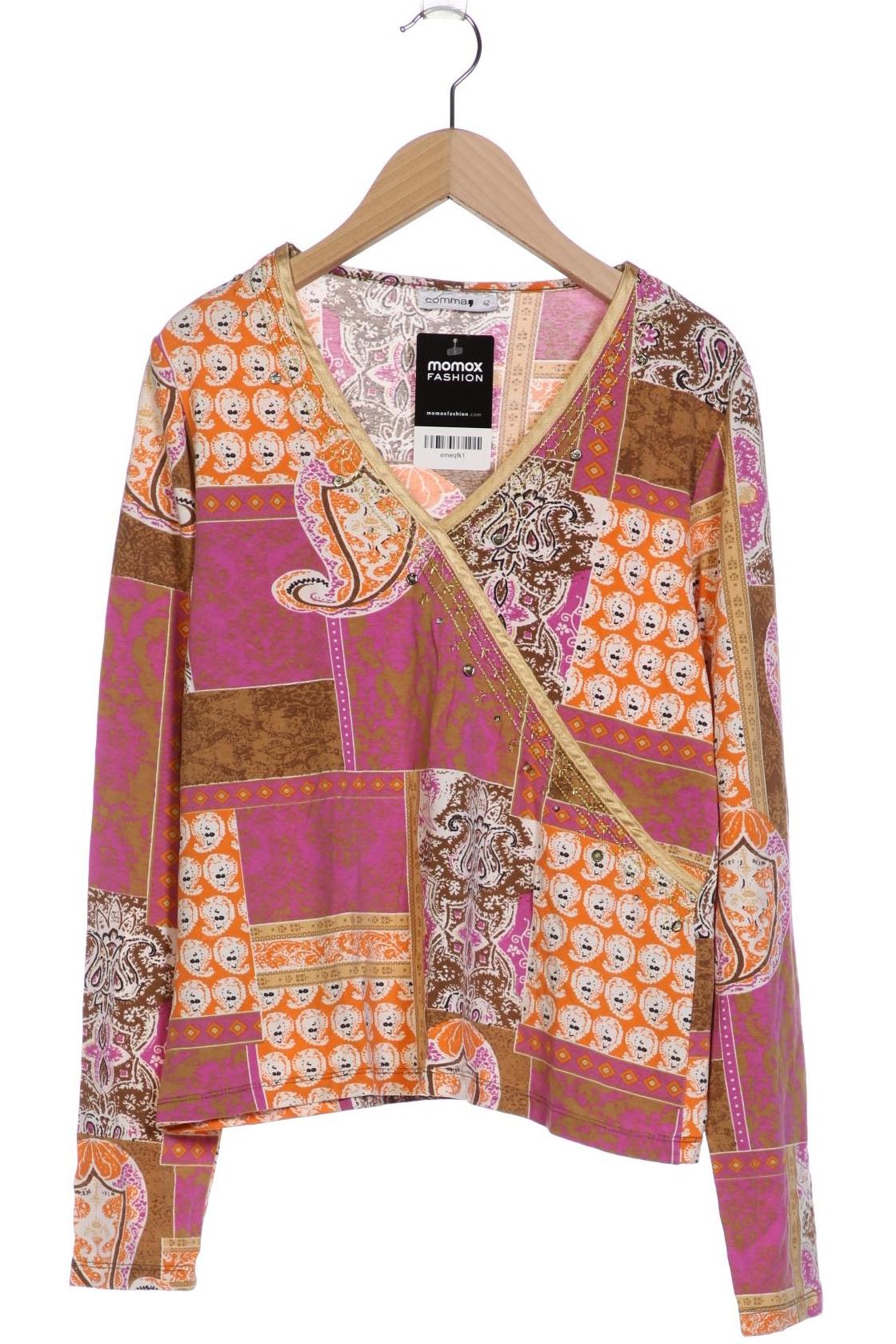 

Comma Damen Langarmshirt, beige, Gr. 42