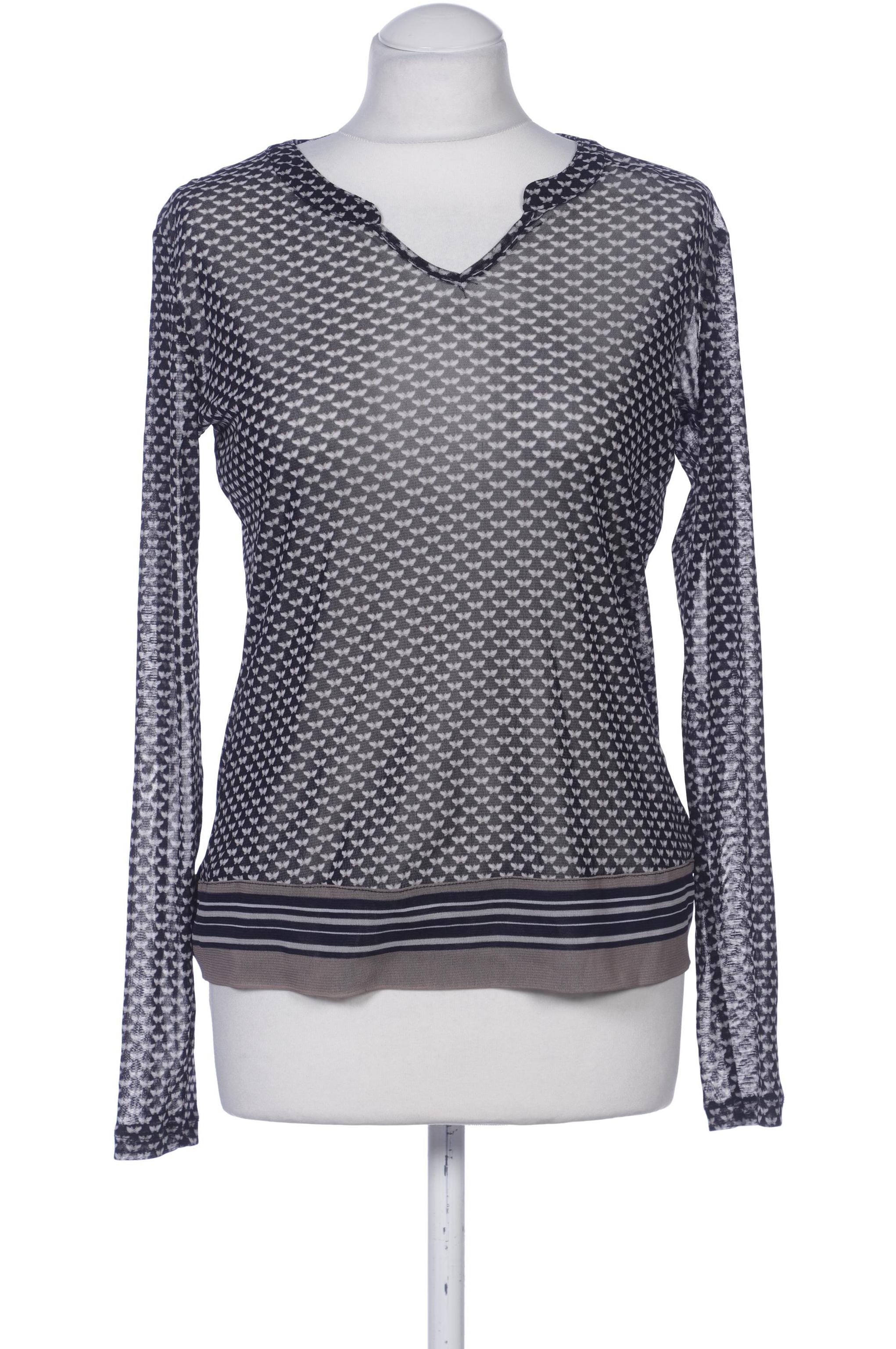 

Comma Damen Langarmshirt, marineblau, Gr. 38