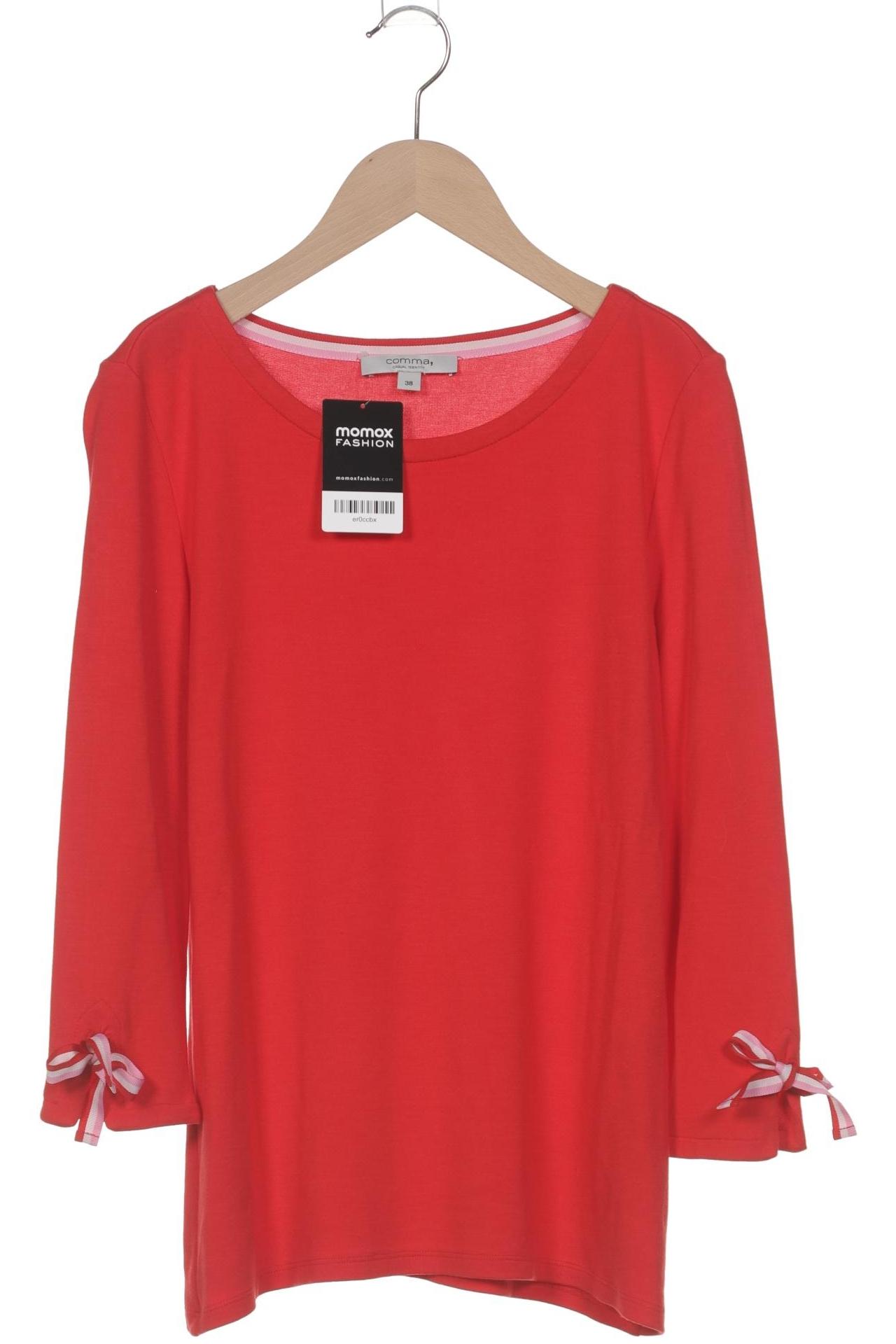 

Comma Damen Langarmshirt, rot, Gr. 38