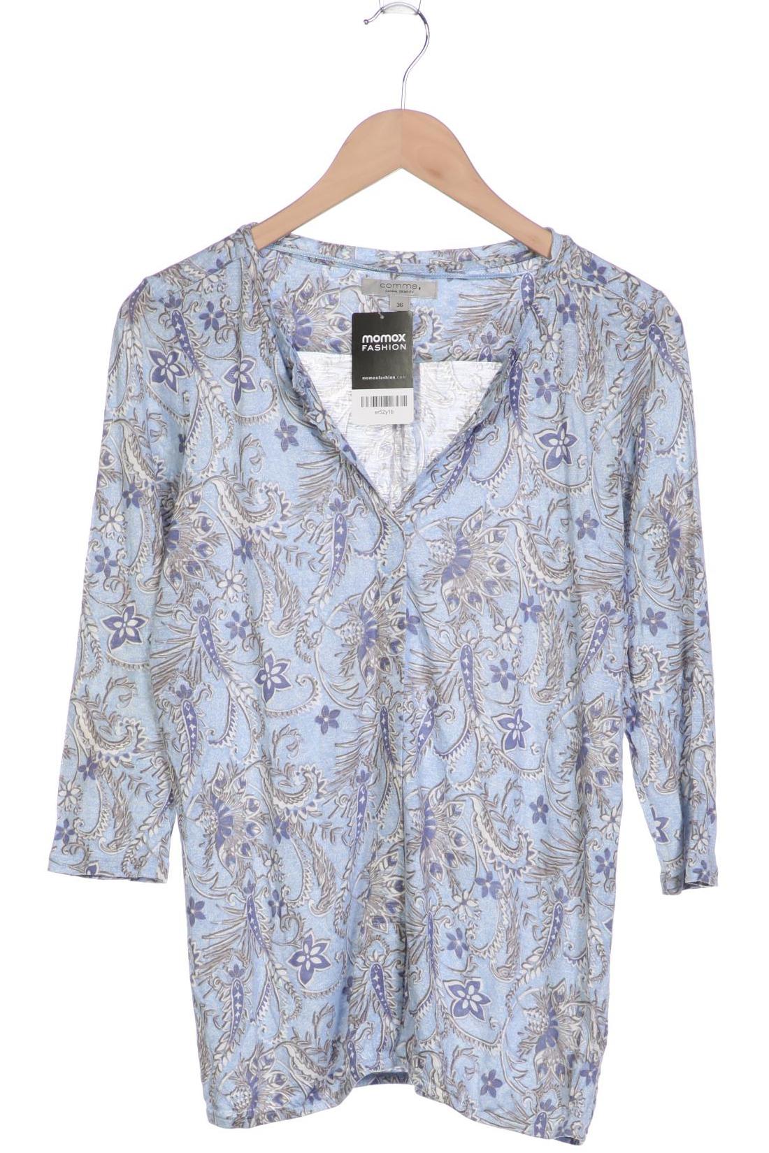 

Comma Damen Langarmshirt, blau