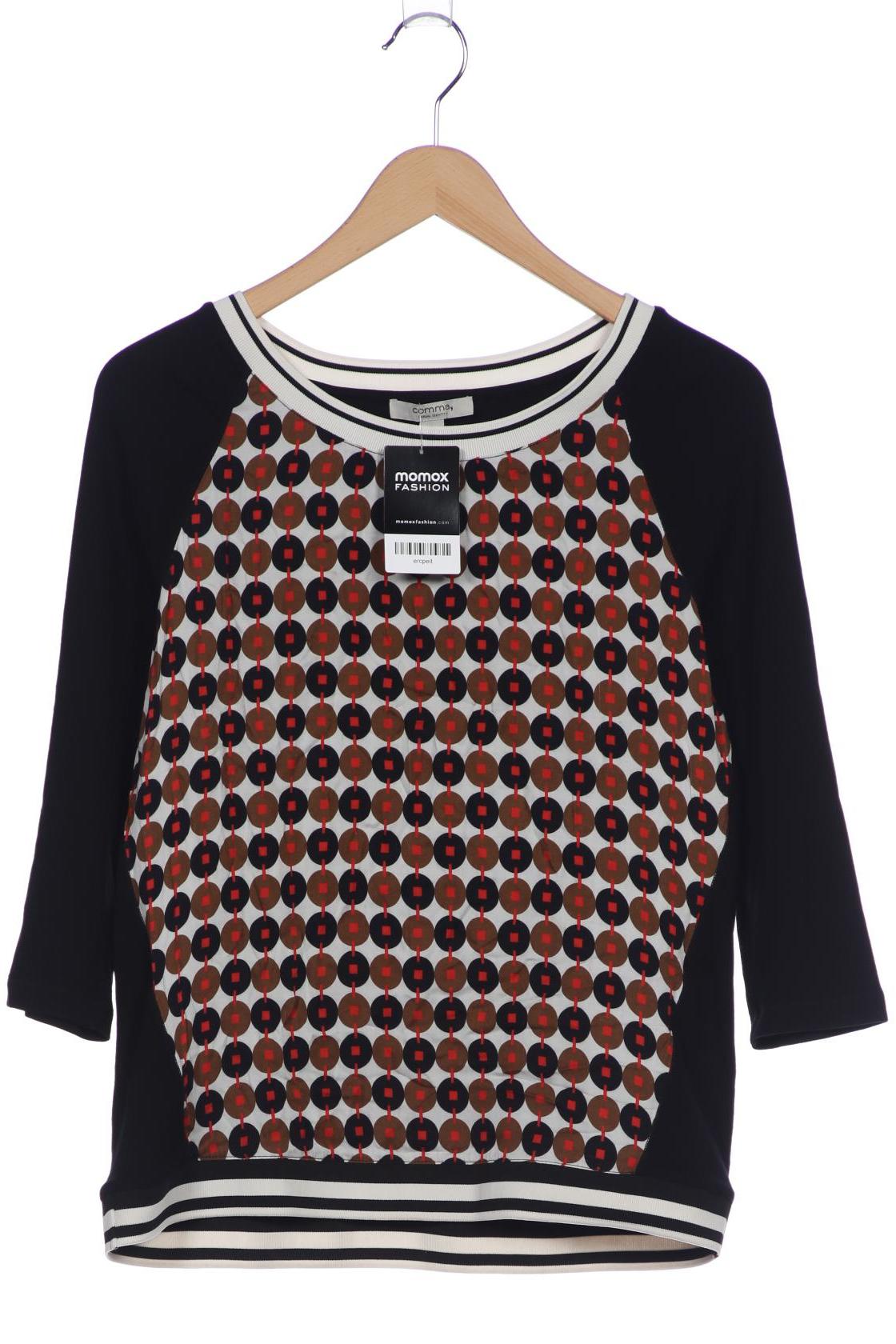 

Comma Damen Langarmshirt, schwarz, Gr. 38