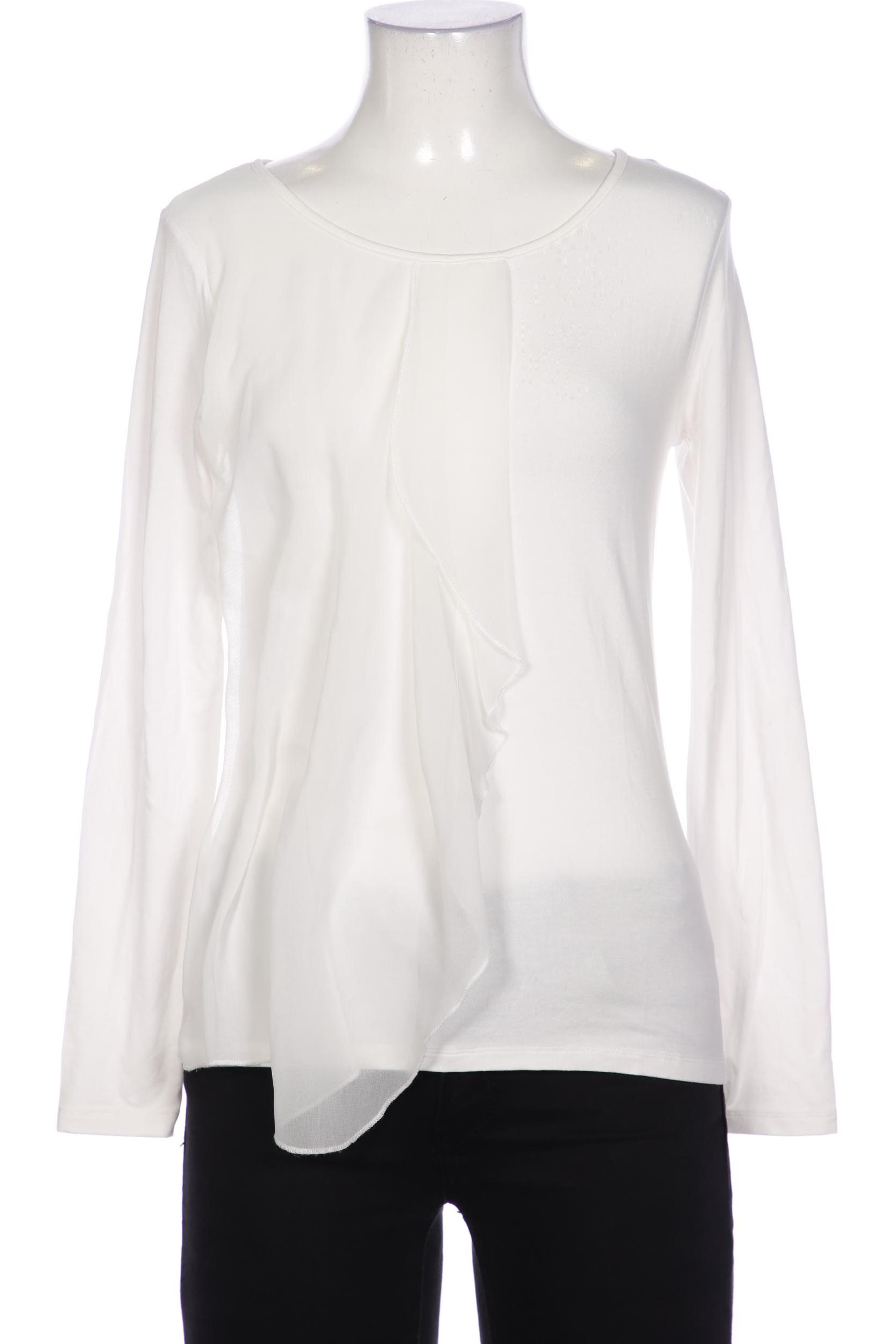 

Comma Damen Langarmshirt, weiß, Gr. 34