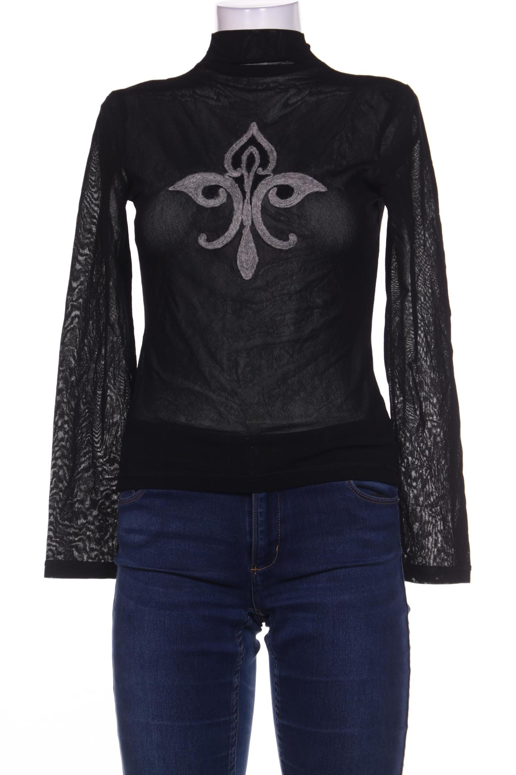 

Comma Damen Langarmshirt, schwarz, Gr. 40