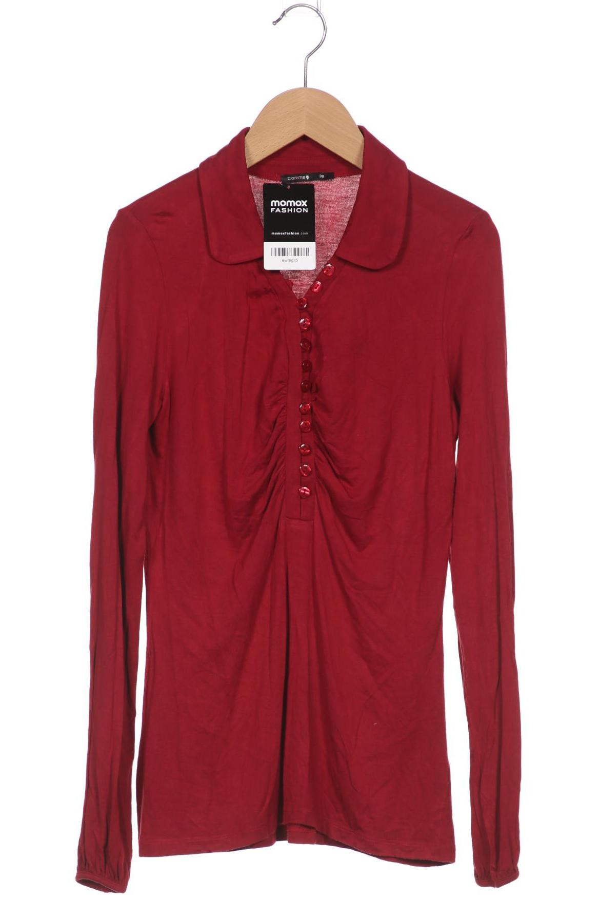 

Comma Damen Langarmshirt, rot, Gr. 38