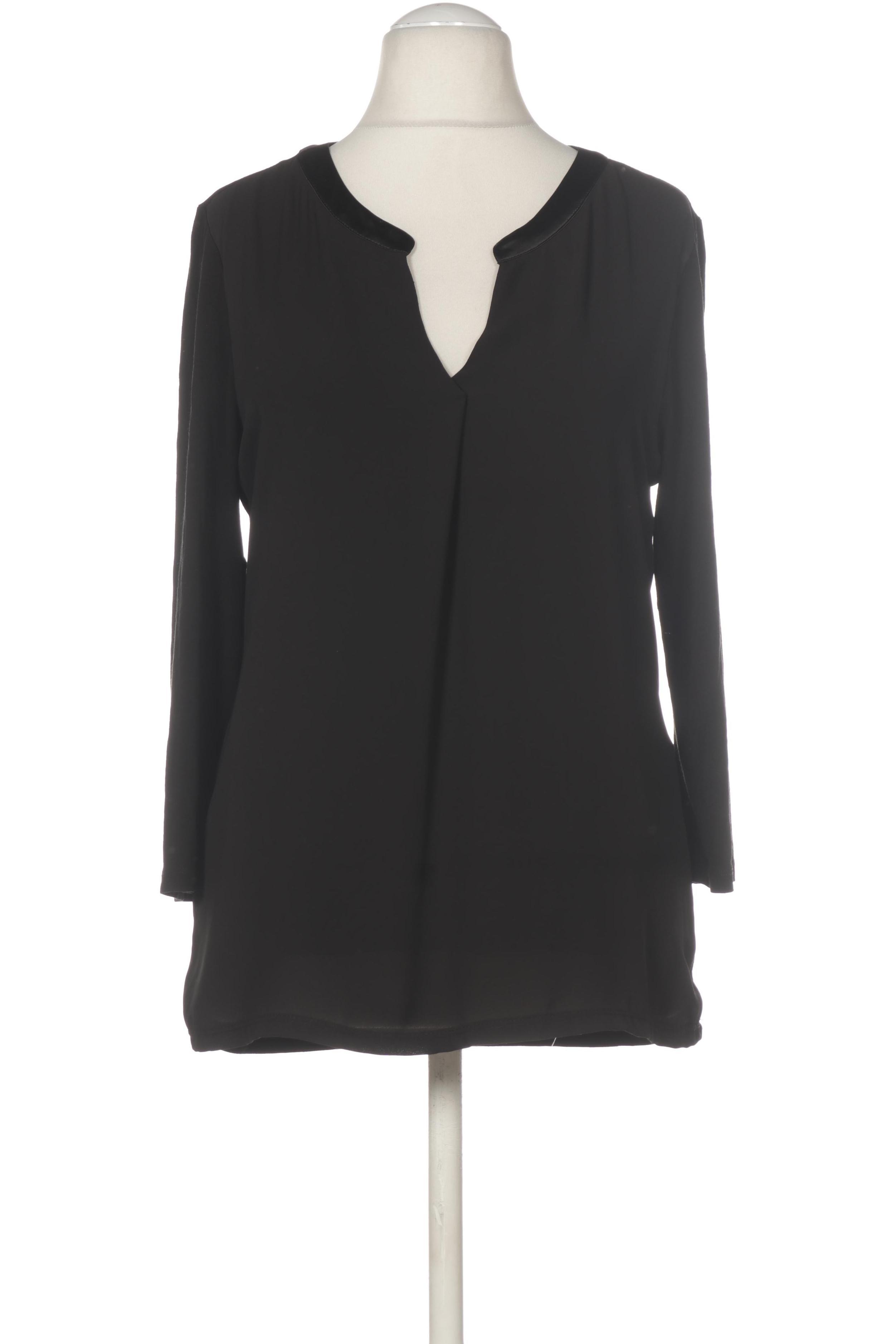 

Comma Damen Langarmshirt, schwarz, Gr. 38