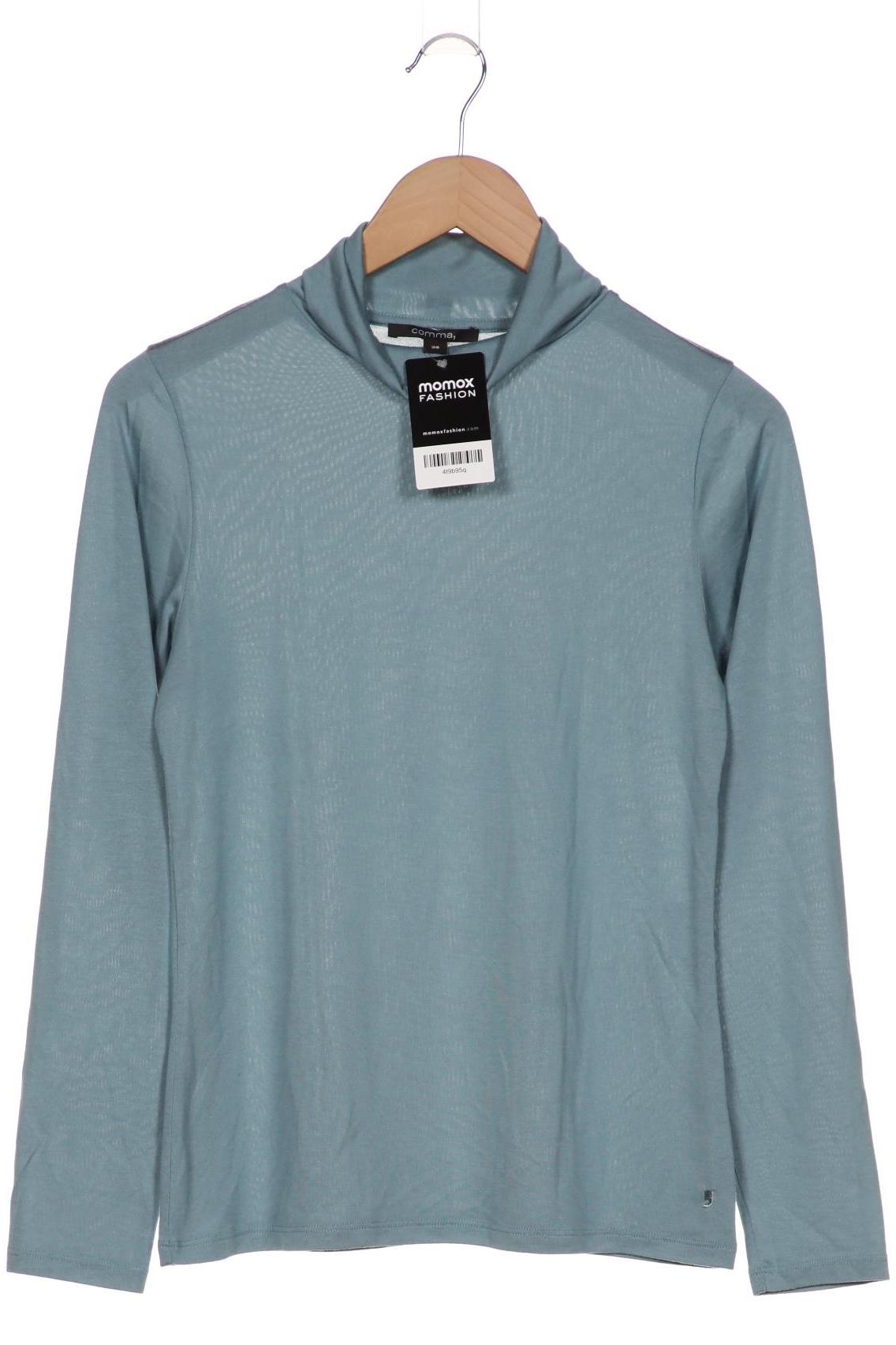 

Comma Damen Langarmshirt, blau, Gr. 38