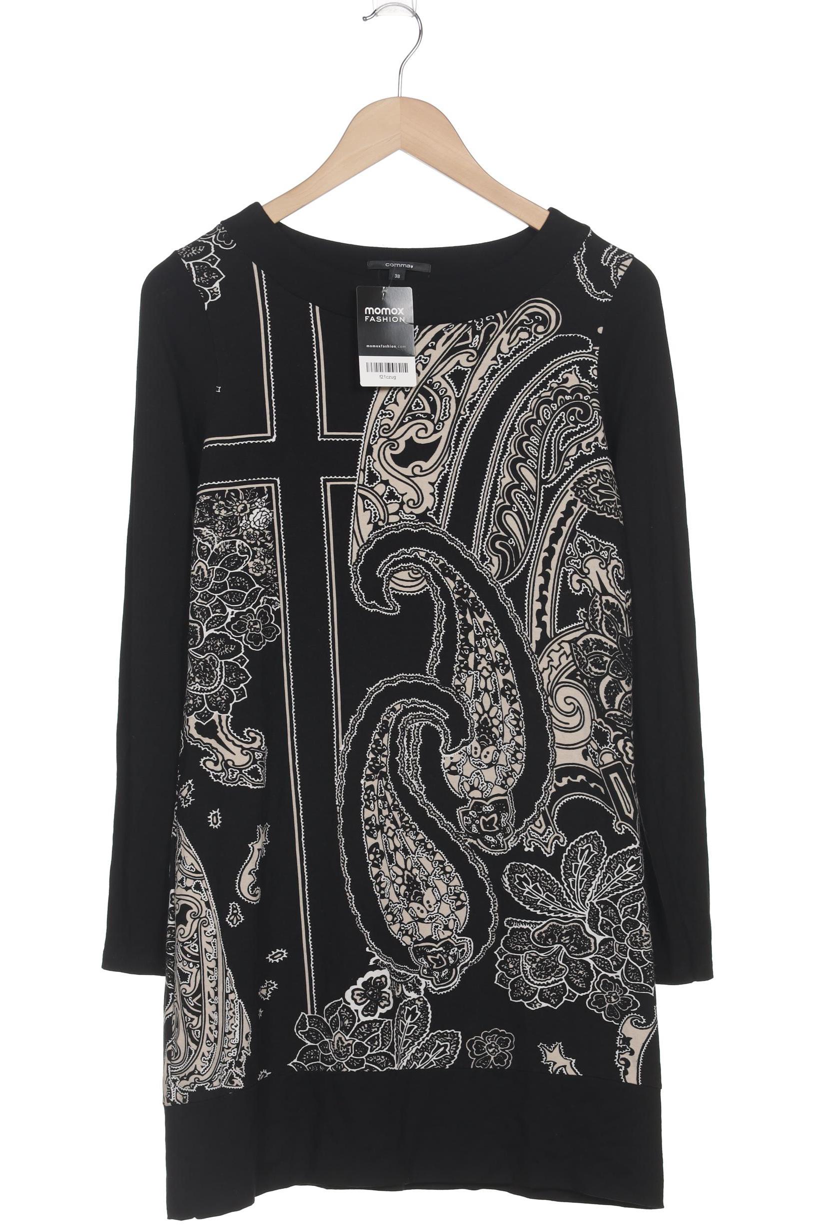 

Comma Damen Langarmshirt, schwarz, Gr. 38