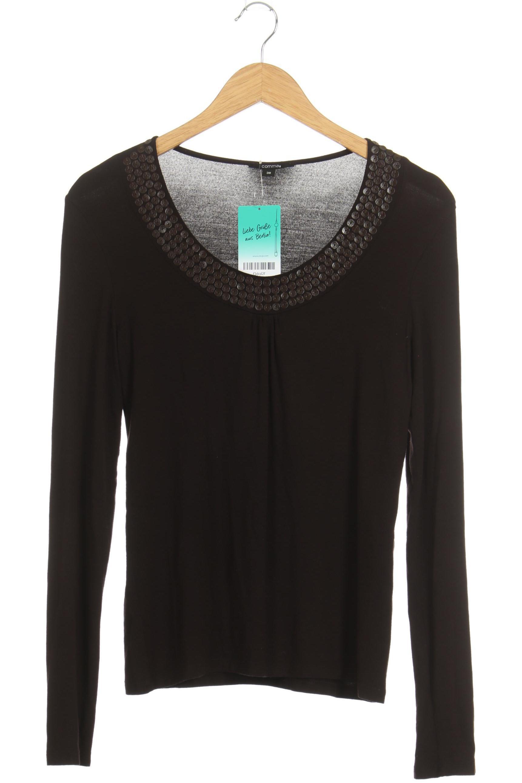 

Comma Damen Langarmshirt, braun, Gr. 38