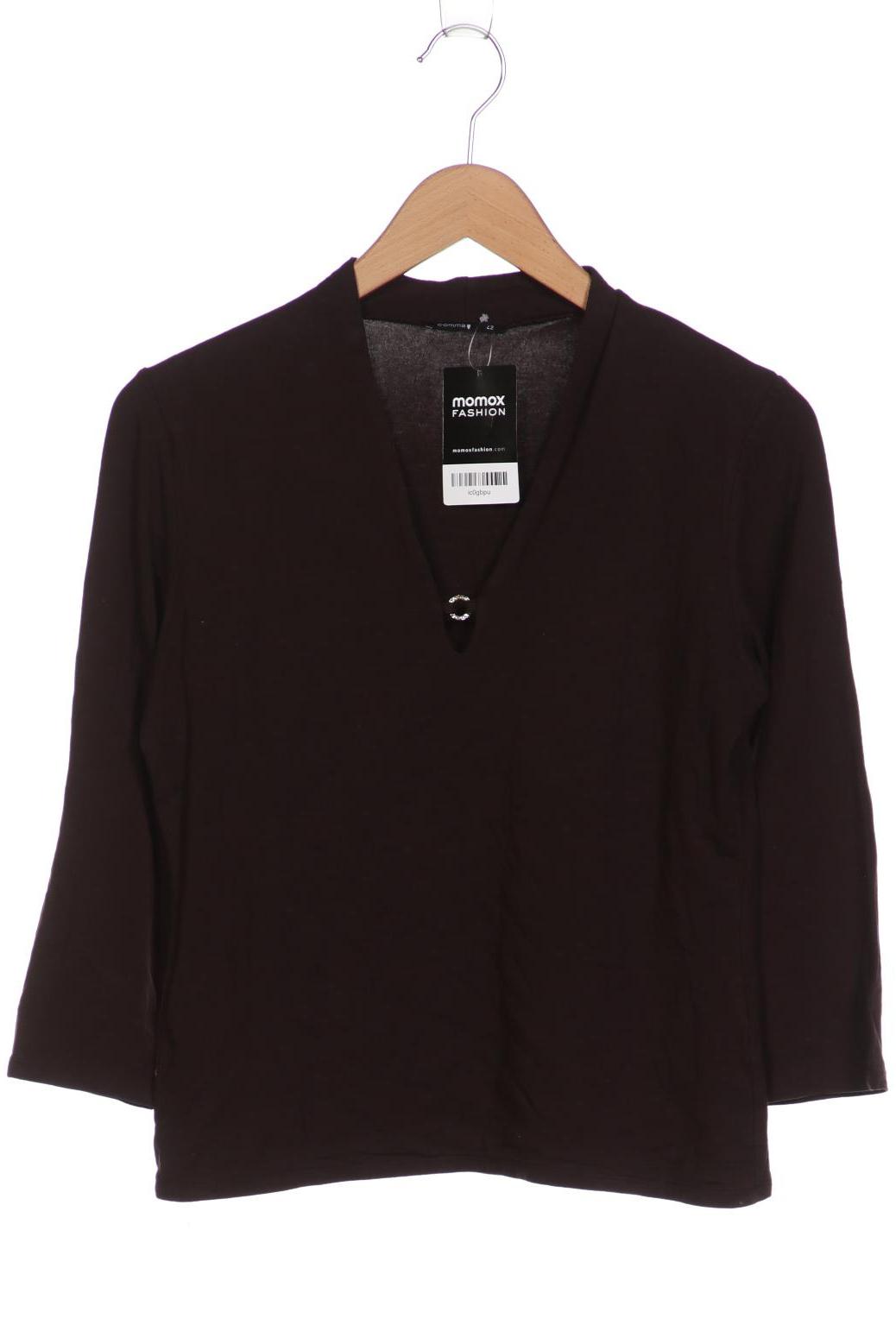 

Comma Damen Langarmshirt, braun, Gr. 42