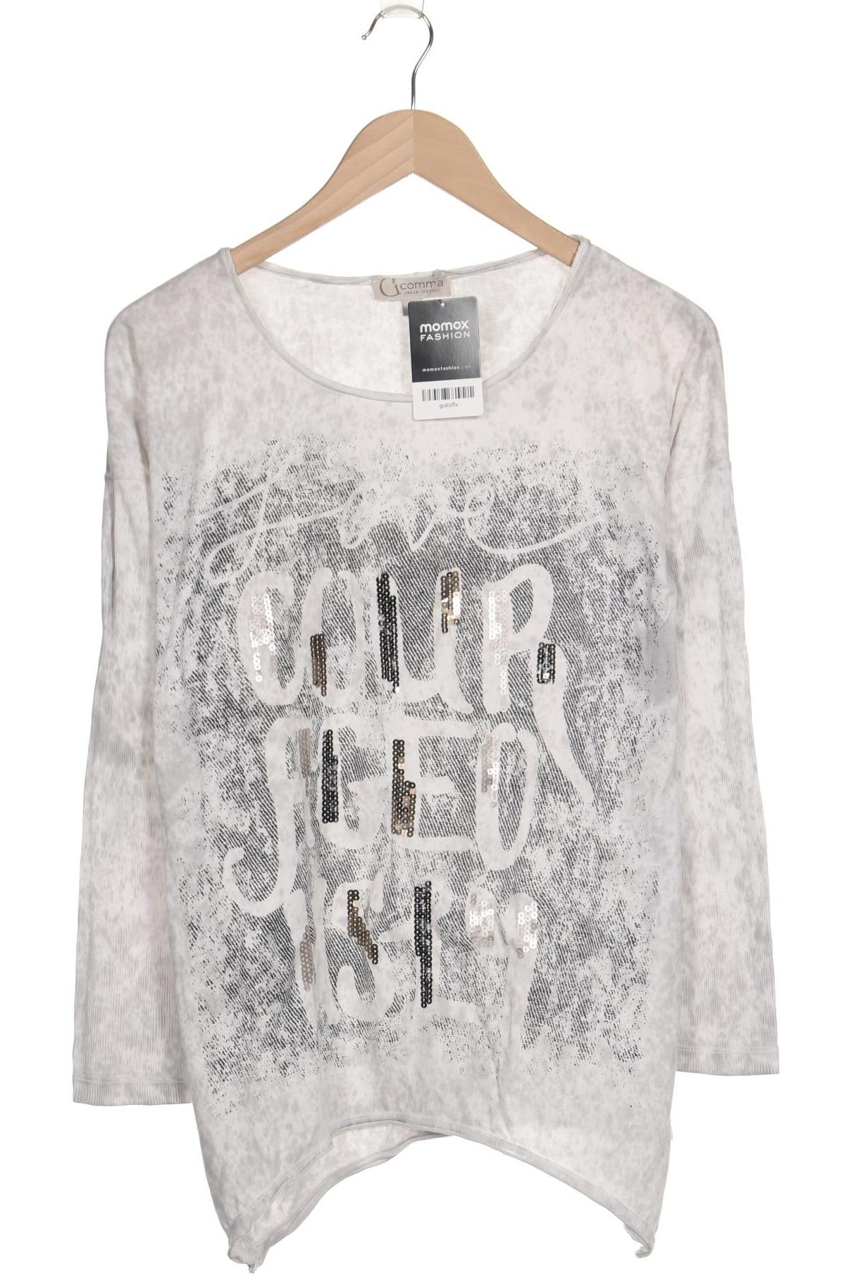 

Comma Damen Langarmshirt, grau, Gr. 36