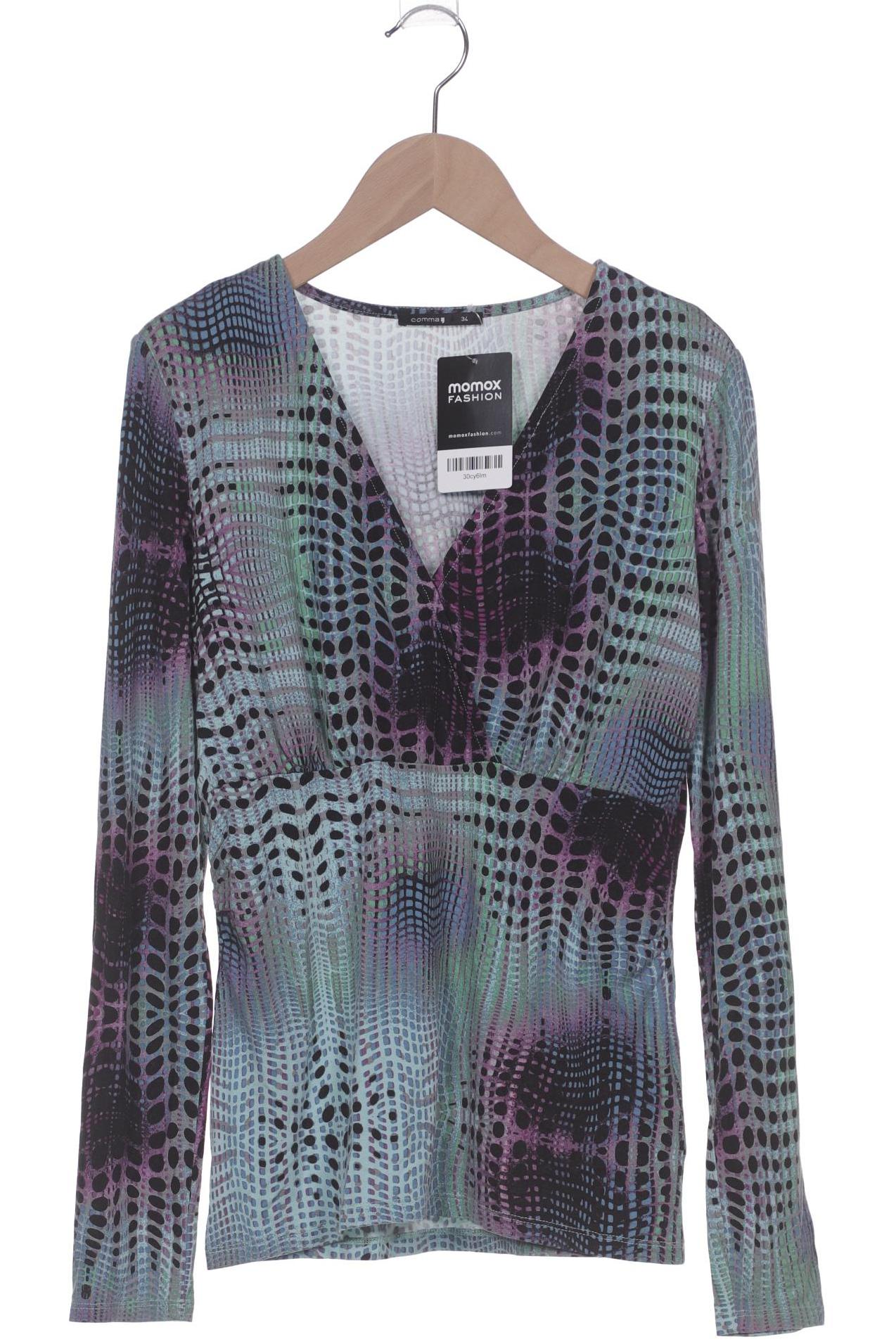 

Comma Damen Langarmshirt, grün, Gr. 34