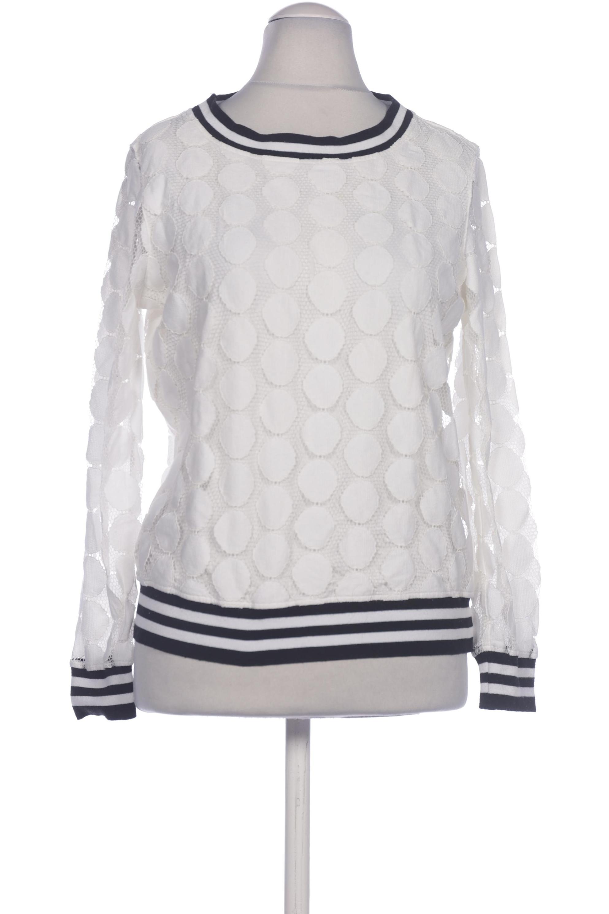 

Comma Damen Langarmshirt, weiß, Gr. 38